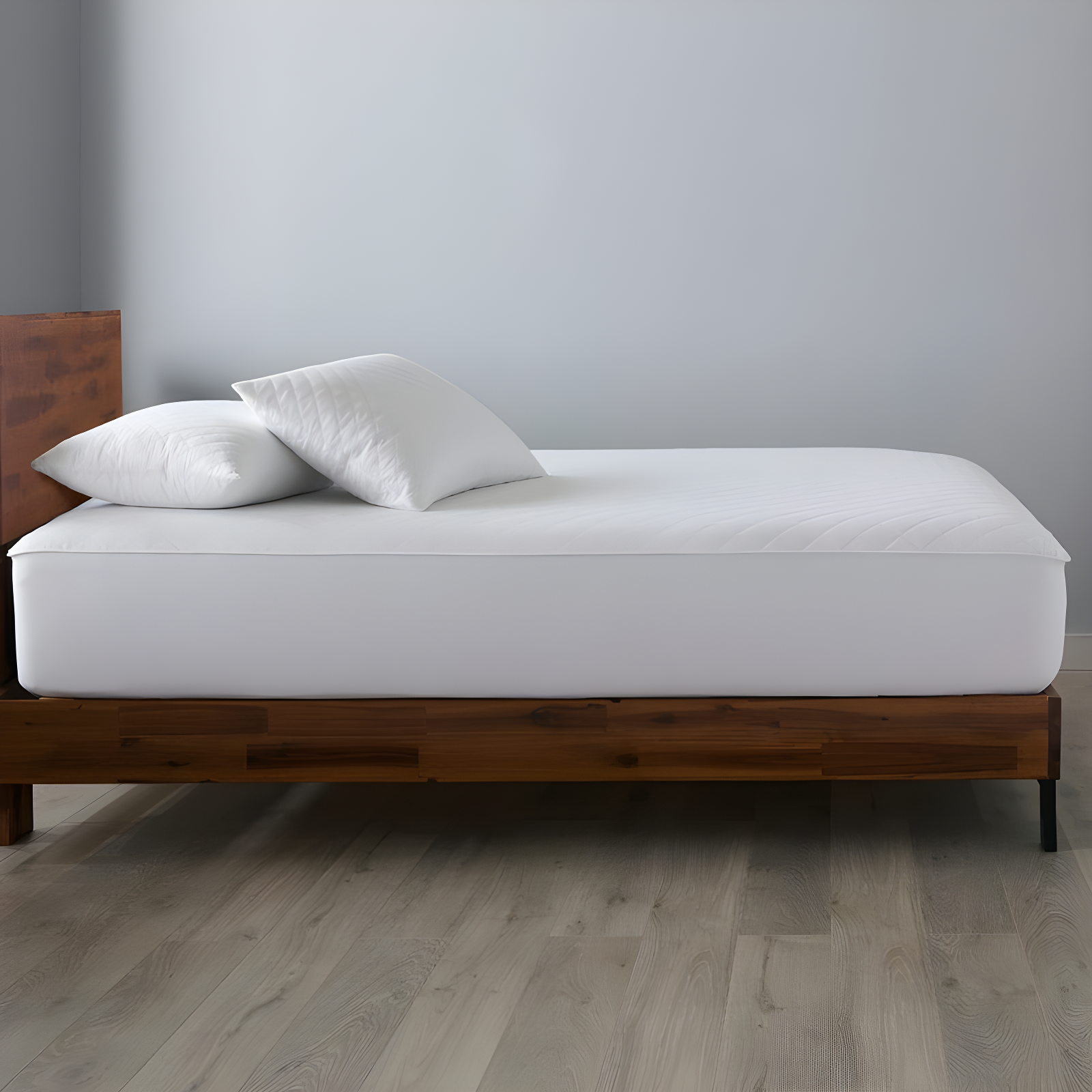 Twin White Allergen-Free Mattress Protector