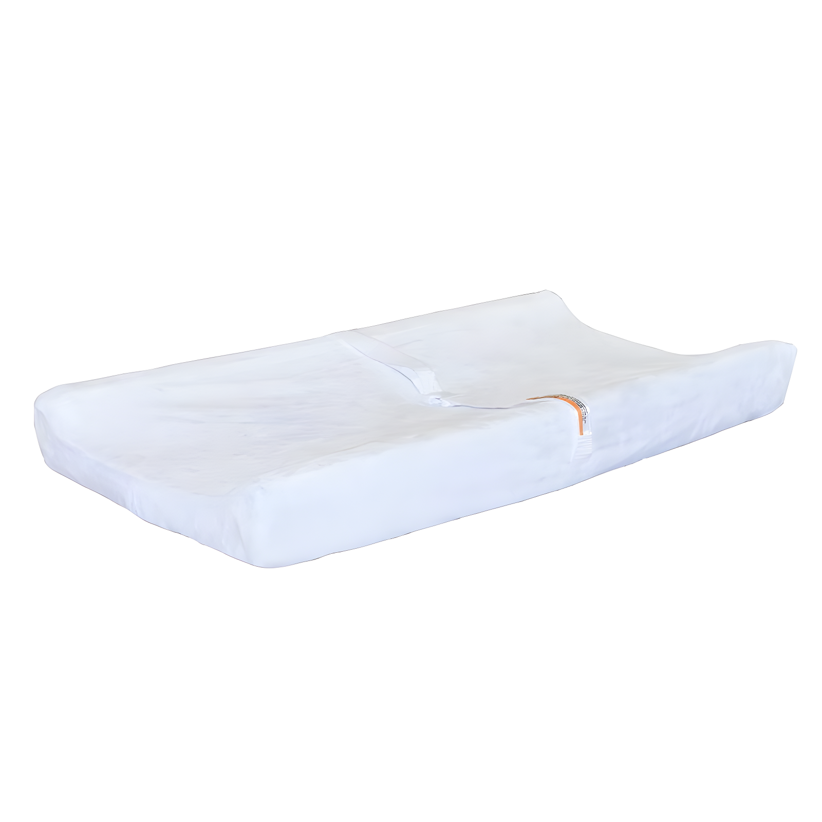 White Fabric Contoured Changing Pad Cover 32" x 16"