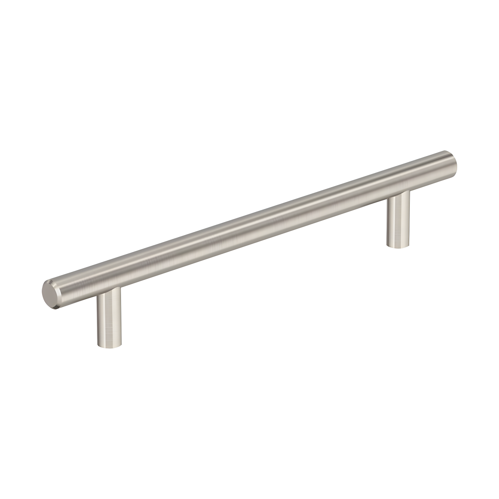 Sterling Nickel 6-5/16 inch Modern Bar Cabinet Pull