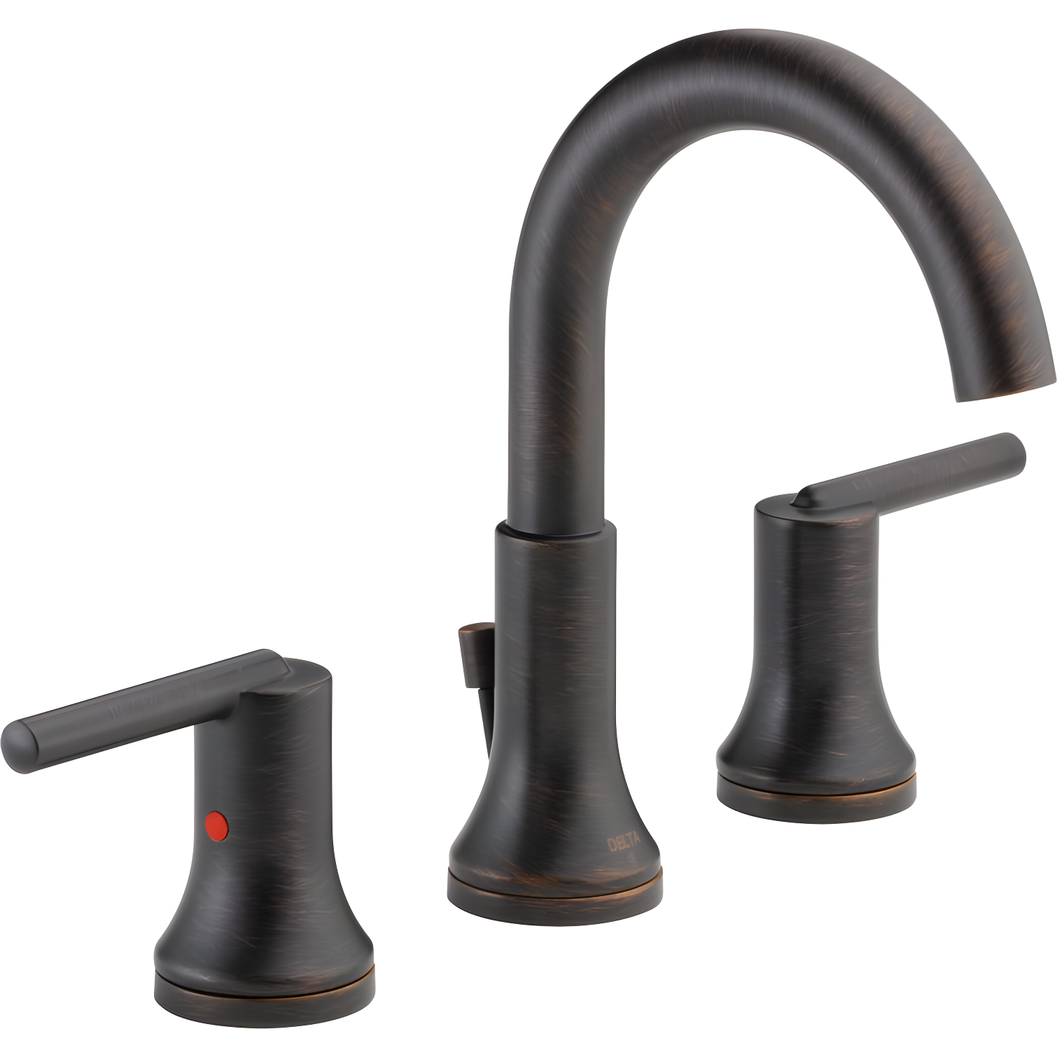 Sleek European Inspired 16" Bronze Stainless Steel Widespread Faucet