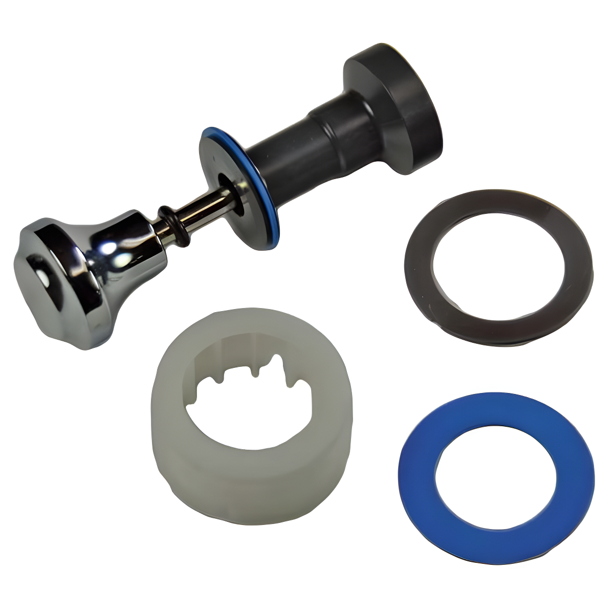 Polished Chrome Diverter Spout Repair Kit with Gaskets