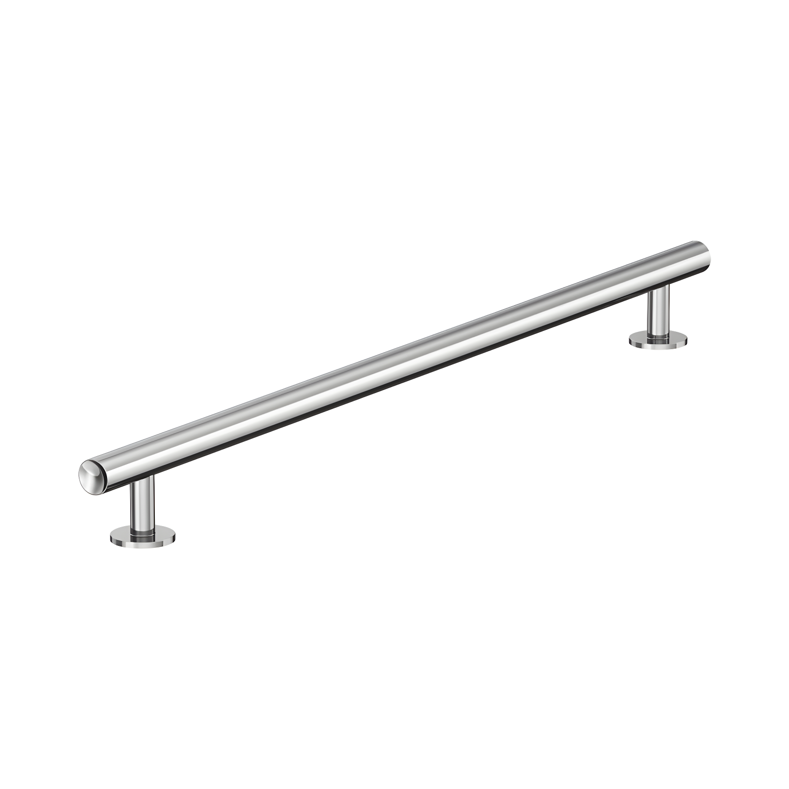 Polished Chrome 18-inch Modern Appliance Pull with Mounting Hardware