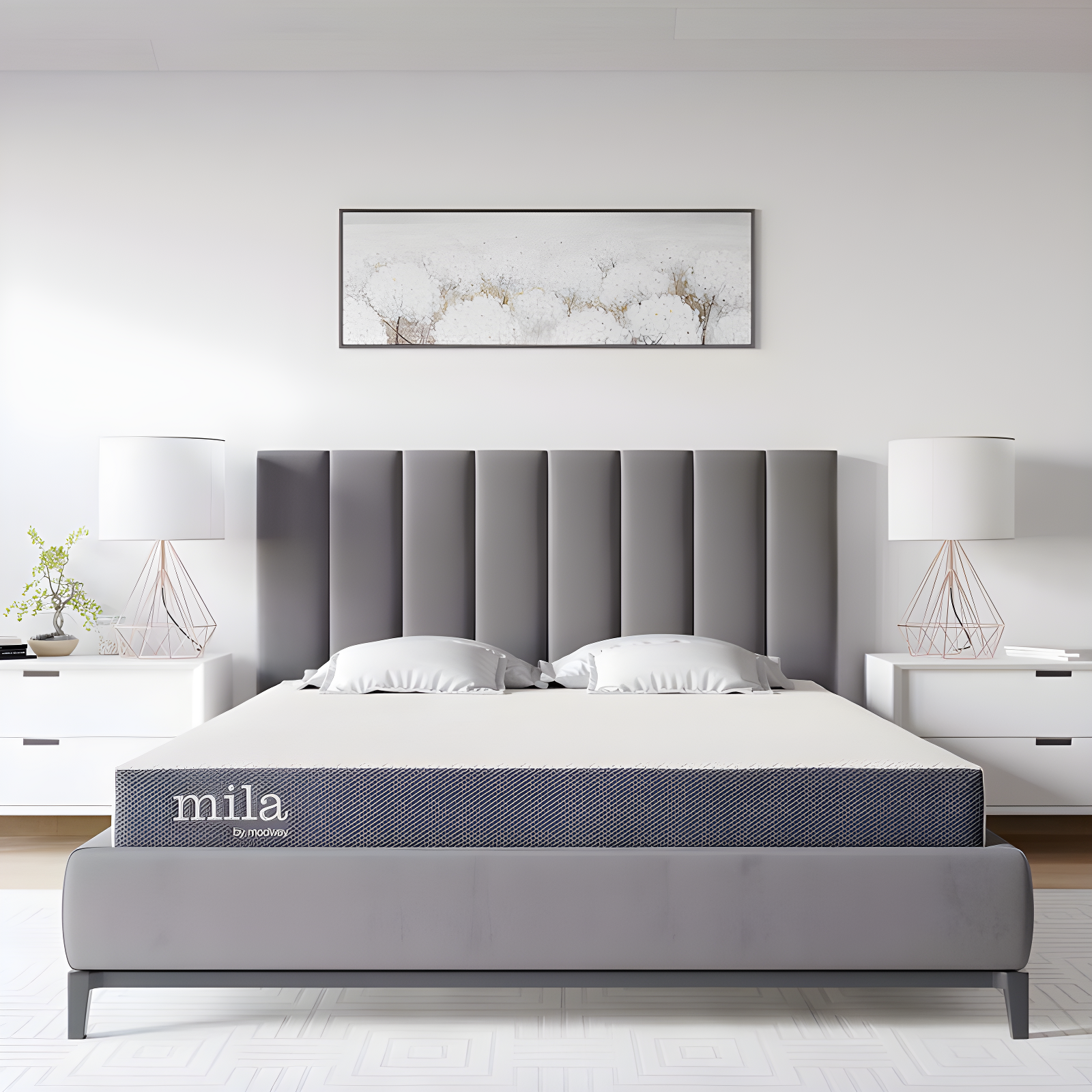 Mila 5" Queen Memory Foam Mattress with Breathable Cover