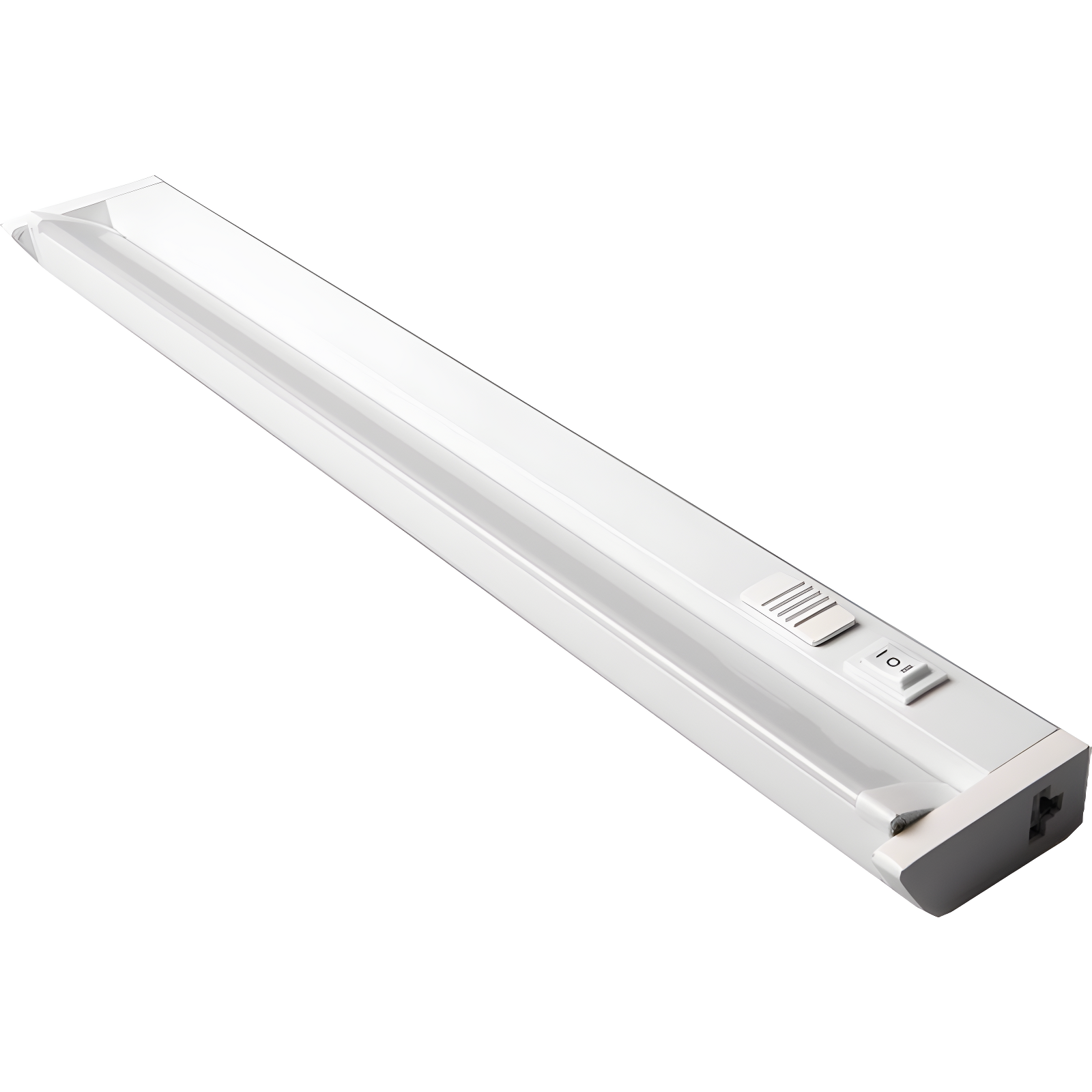 Westek 18 in. White Plug-In LED Undercabinet Light with Pivot Head