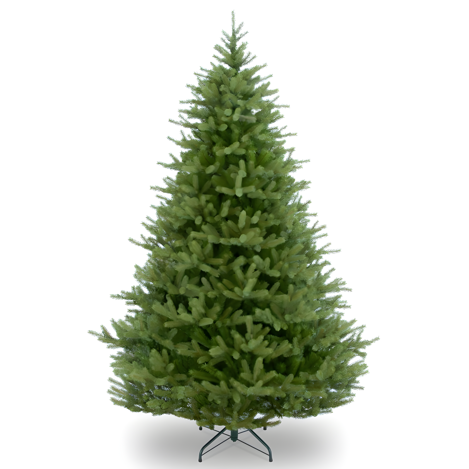 6.5-Foot Green Norway Fir Artificial Christmas Tree with Metal Stand