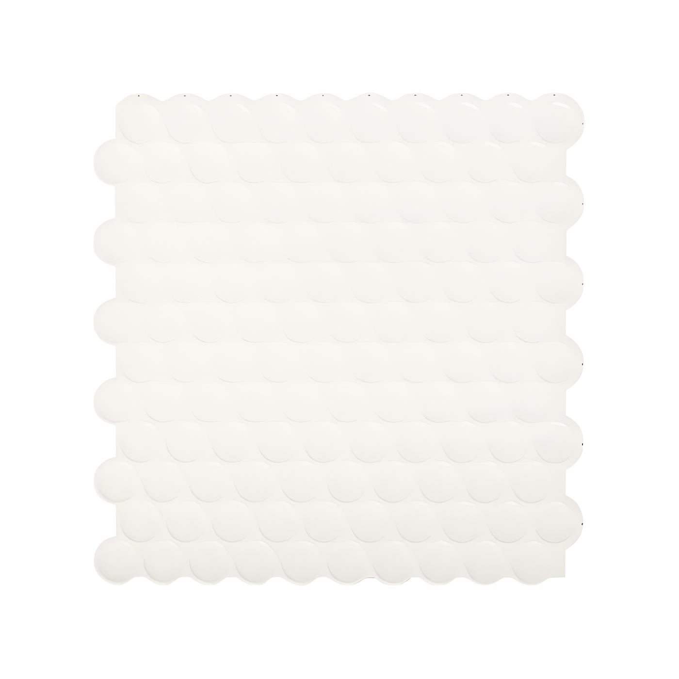 White Glossy Penny Round Peel and Stick Wall Tile