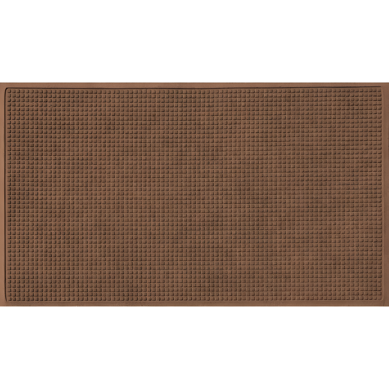 Cordova Dark Brown Flame-Resistant Outdoor Grill Mat - 3'x5'