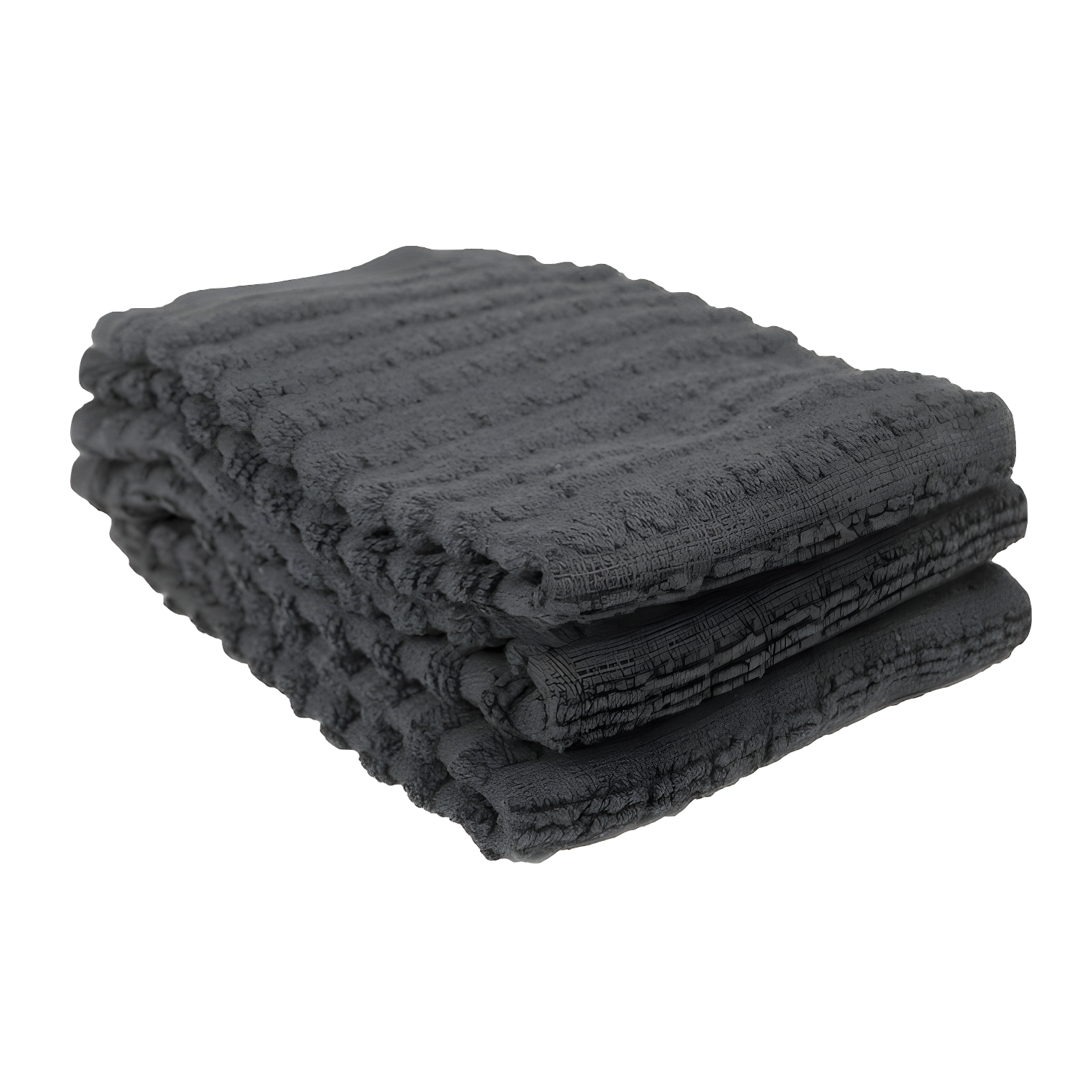 Graphite Cotton Terry Dish Cloth Set of 3