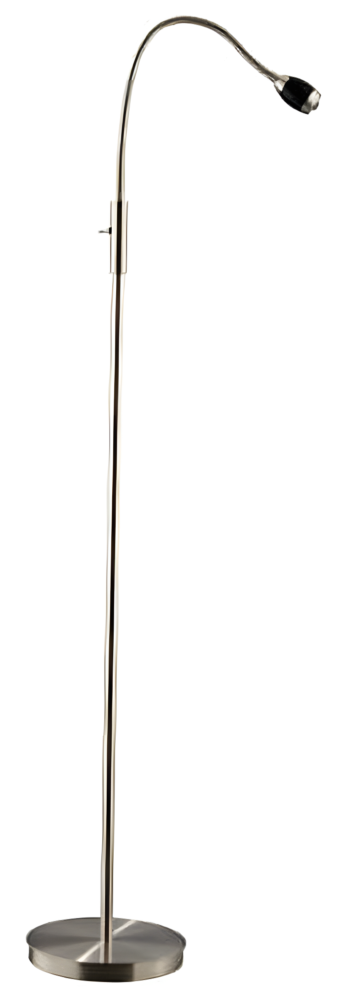 Adjustable Black Alloy Steel Arc Floor Lamp