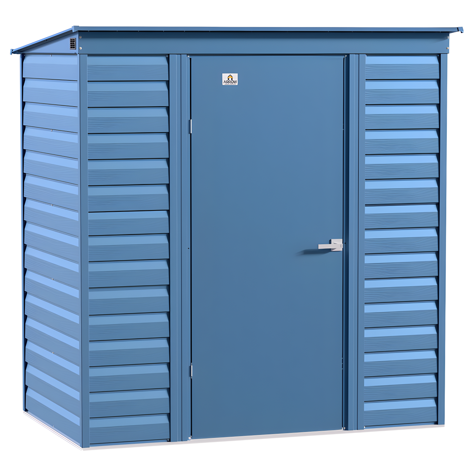 6 ft. x 4 ft. Blue Grey Steel Storage Shed