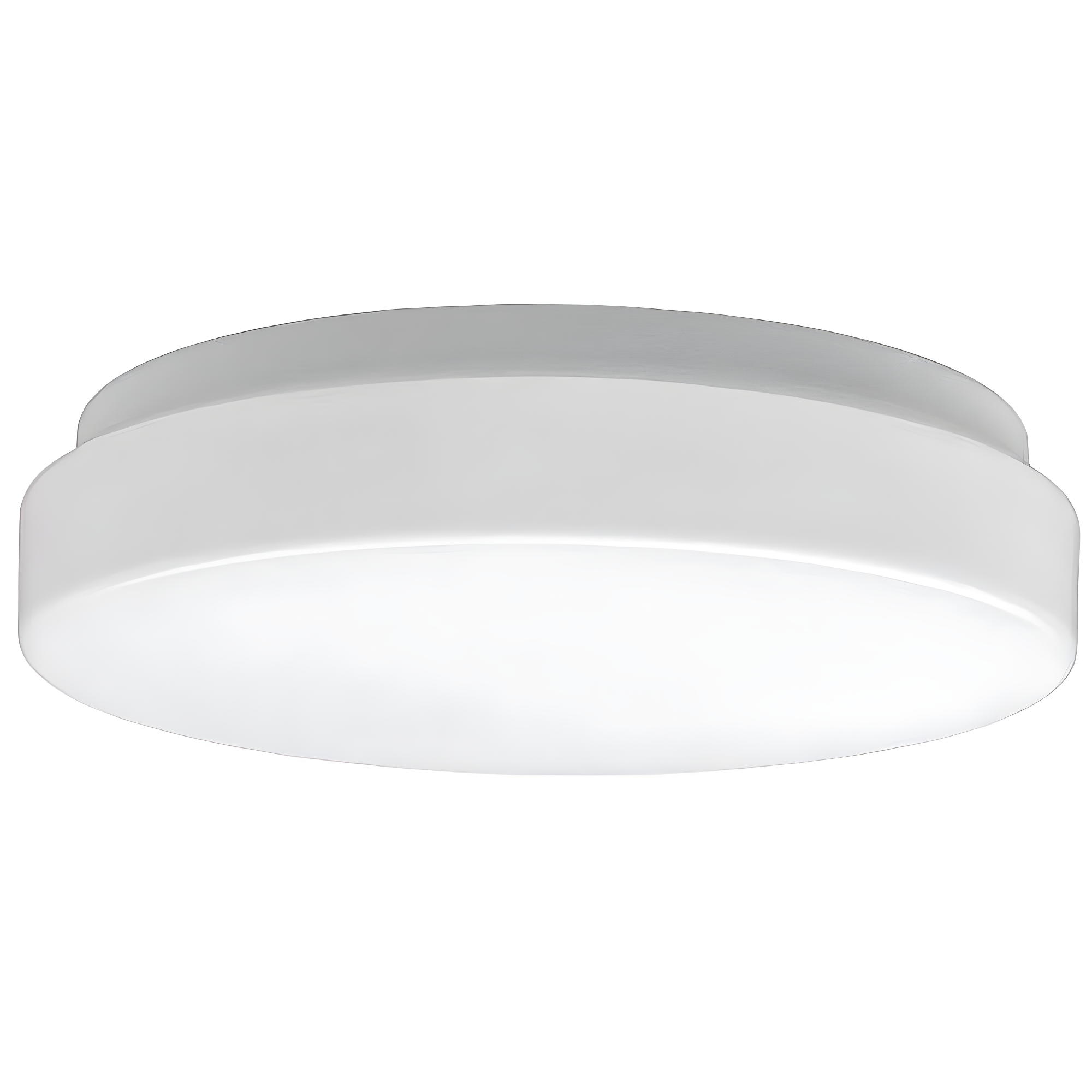 7-Inch White Acrylic Round LED Flush Mount Light