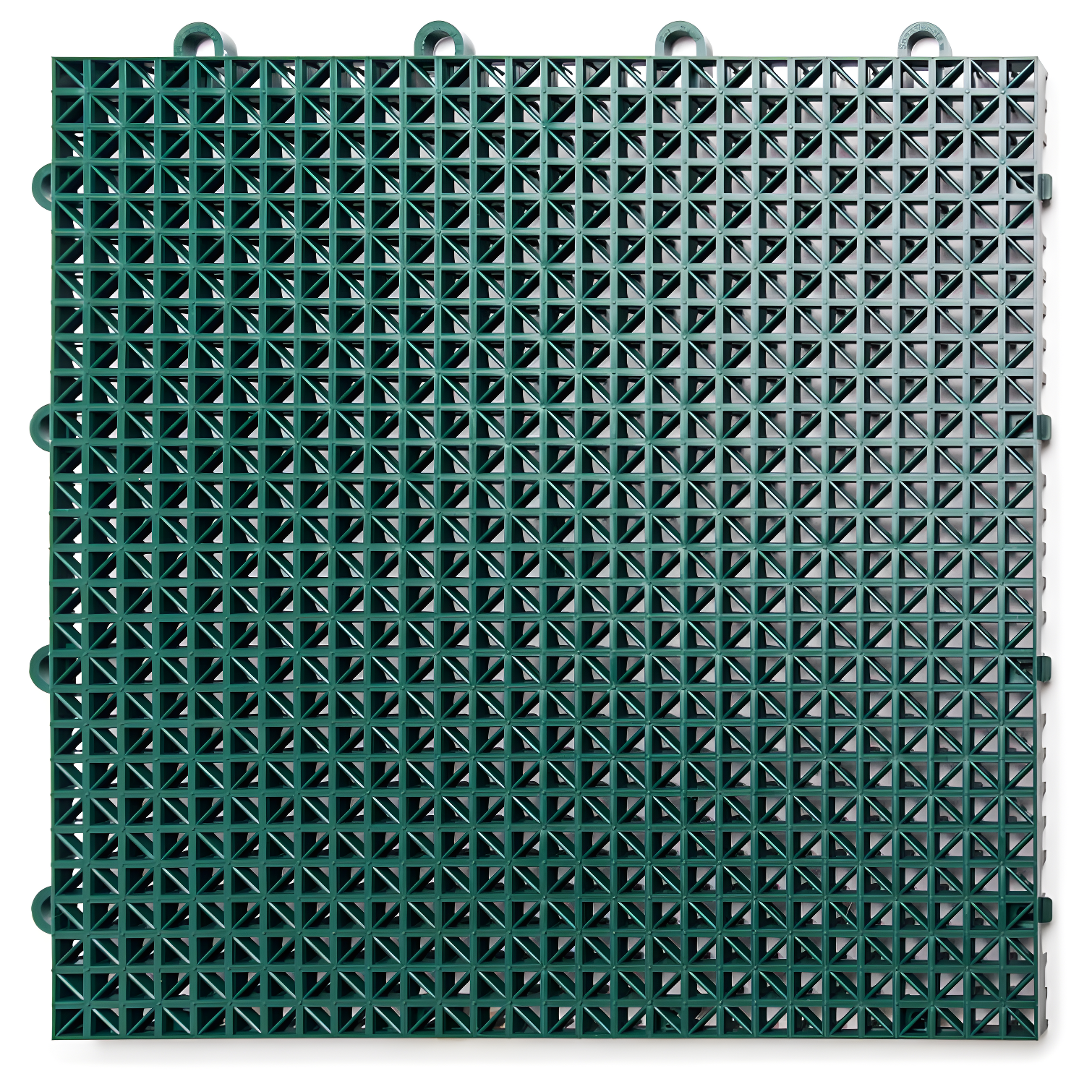 Ever Green 12" x 12" PVC Interlocking Deck Tile (40-Pack)