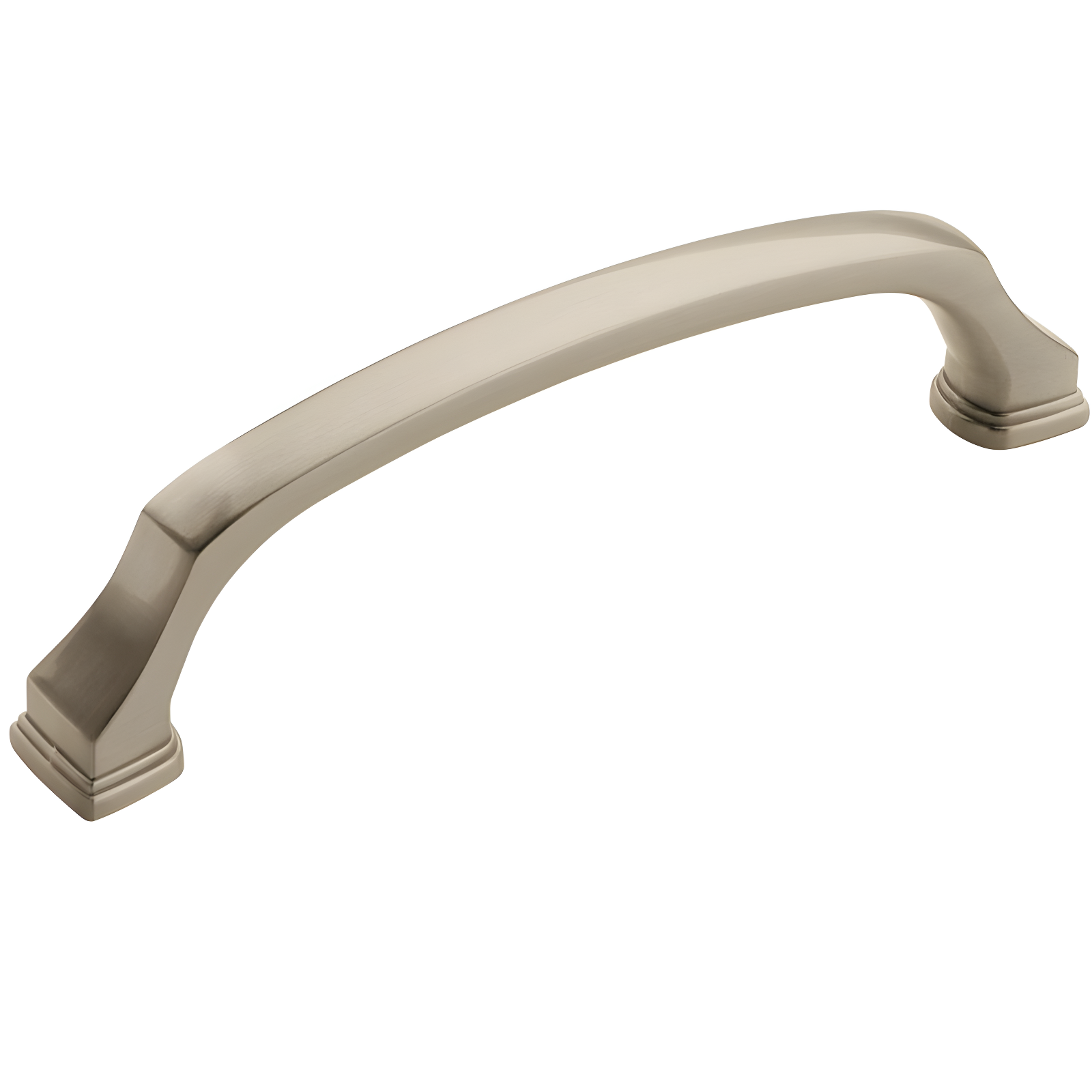 Satin Nickel 5-1/16 Inch Traditional Cabinet Pull