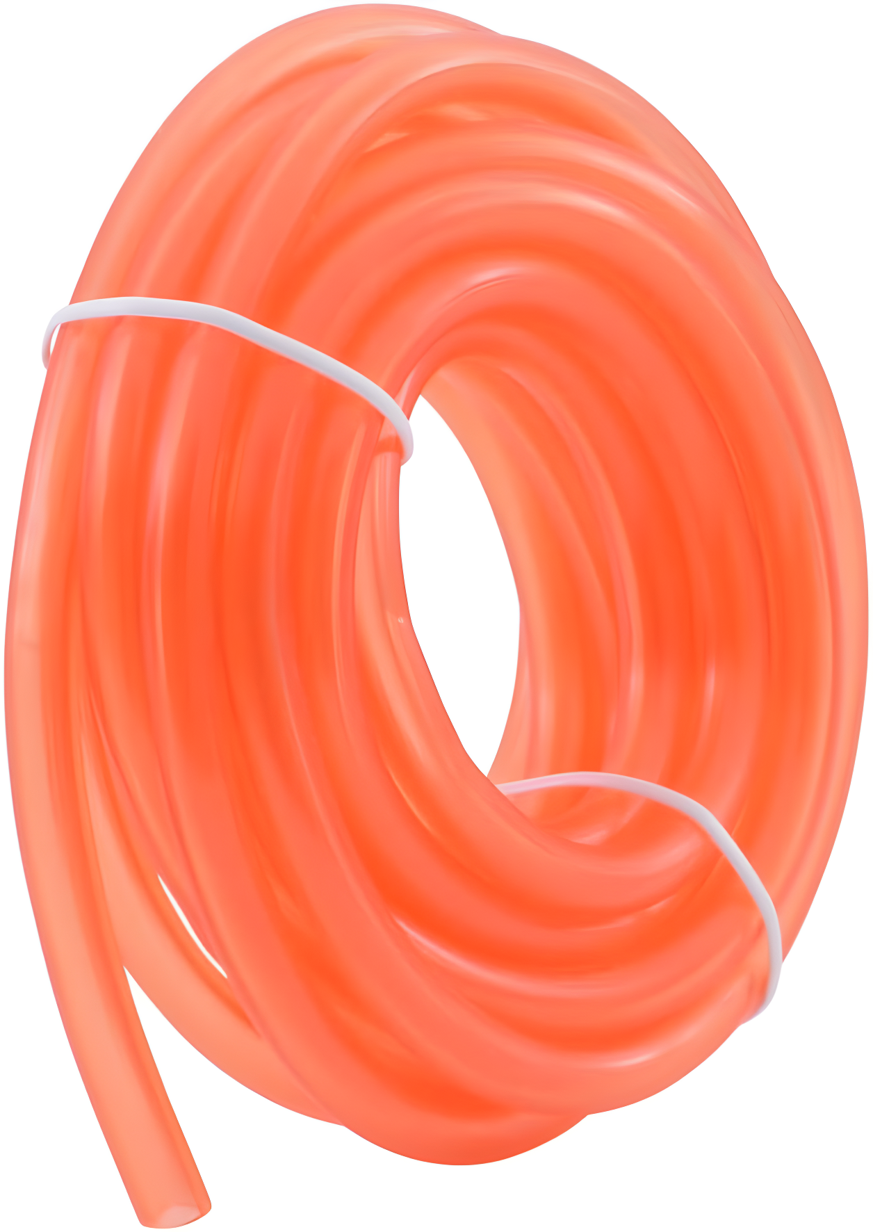 10-Foot Orange Polyurethane Fuel Hose