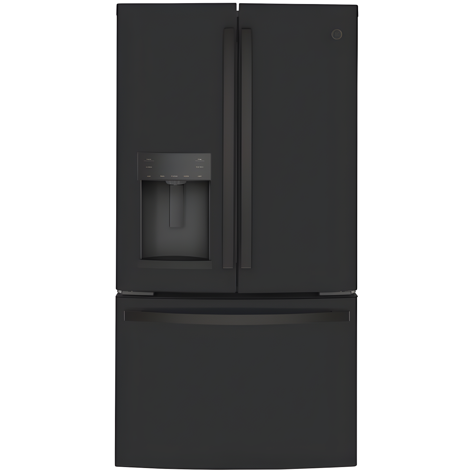 GE 36" Black Slate French Door Smart Refrigerator with Ice Maker