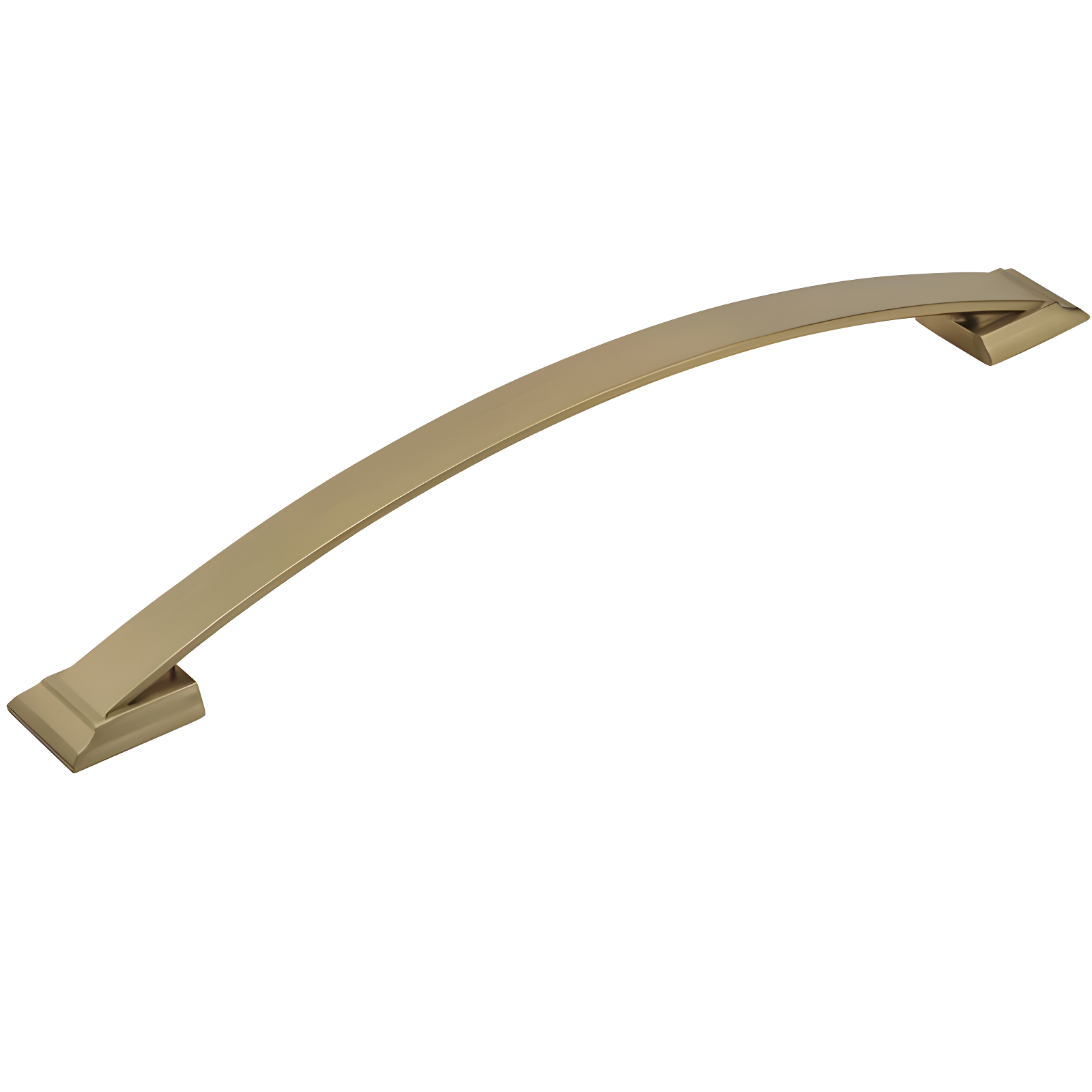 Golden Champagne 14.44" Modern Appliance Pull with Mounting Hardware