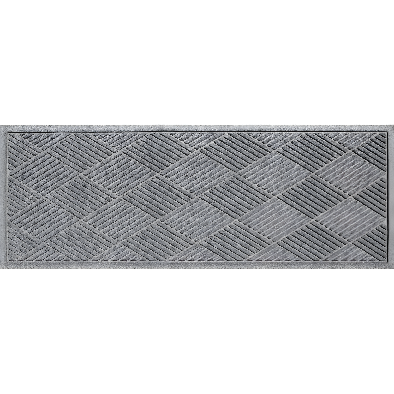 Aqua Shield Medium Gray Polypropylene 22"x60" Outdoor Runner Mat