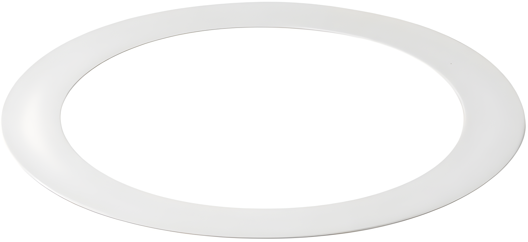 White Aluminum 7-inch Ceiling Goof Ring