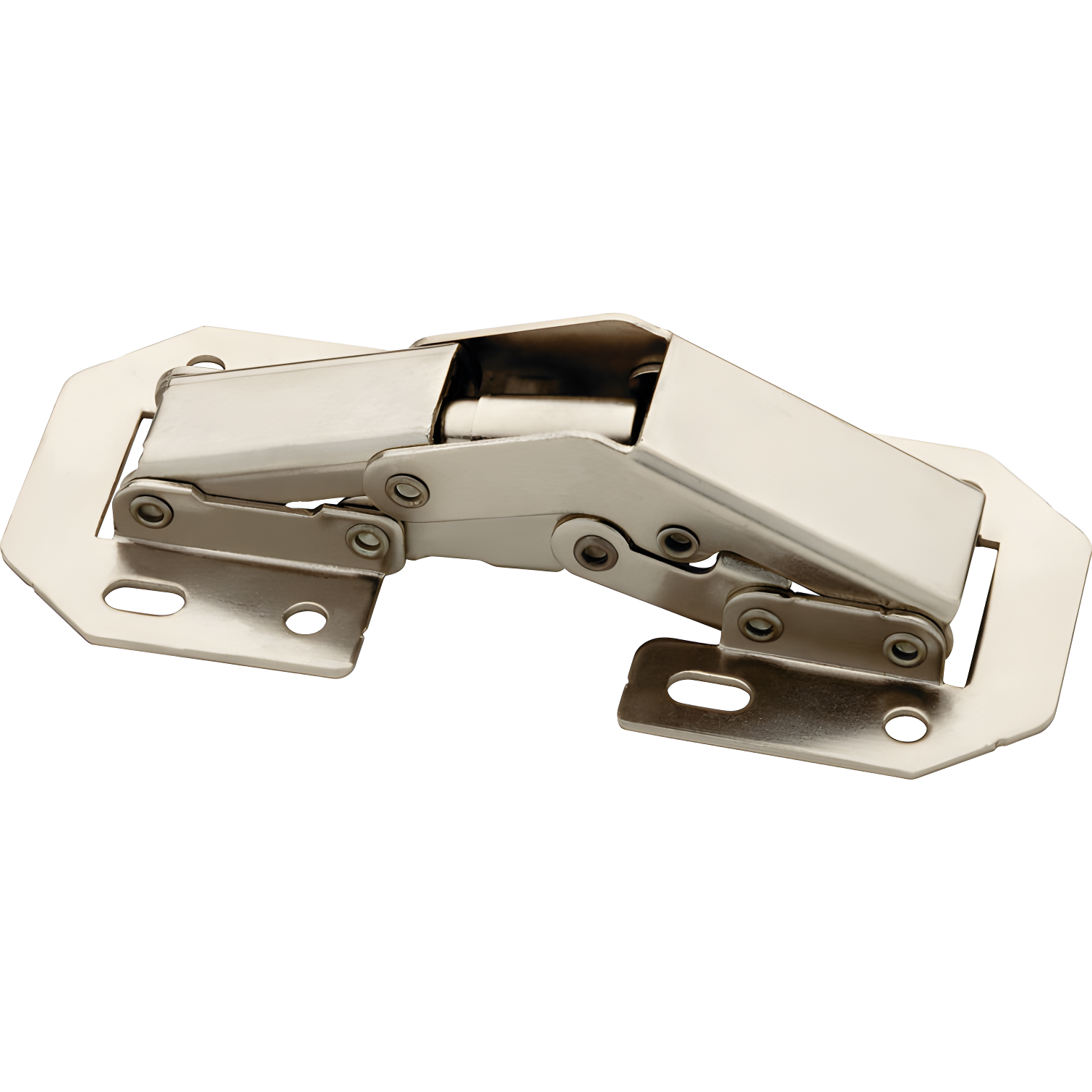 Zinc Plated Non-Mortise Concealed Spring Cabinet Hinge