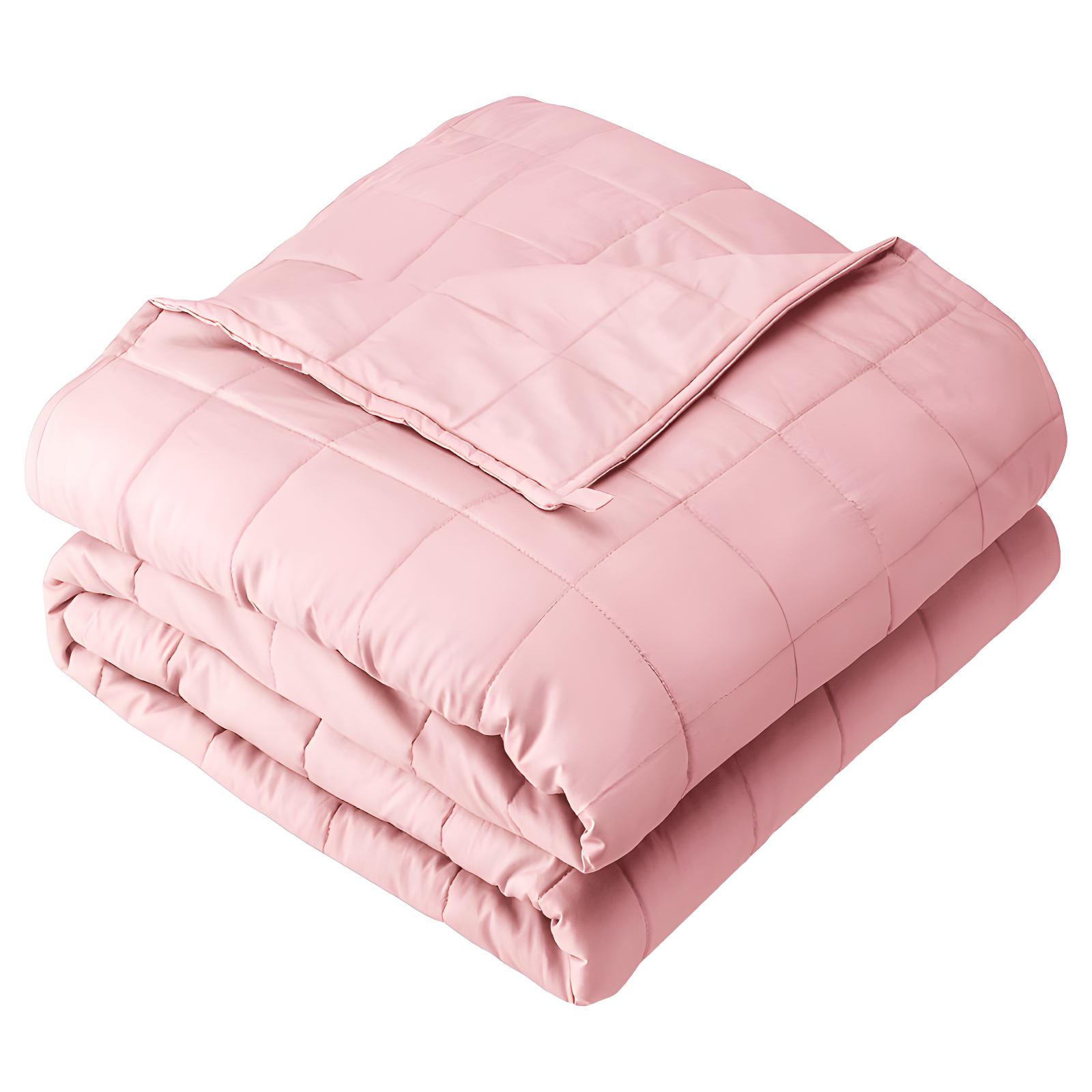 Light Pink 20 lb Queen Cotton Weighted Blanket