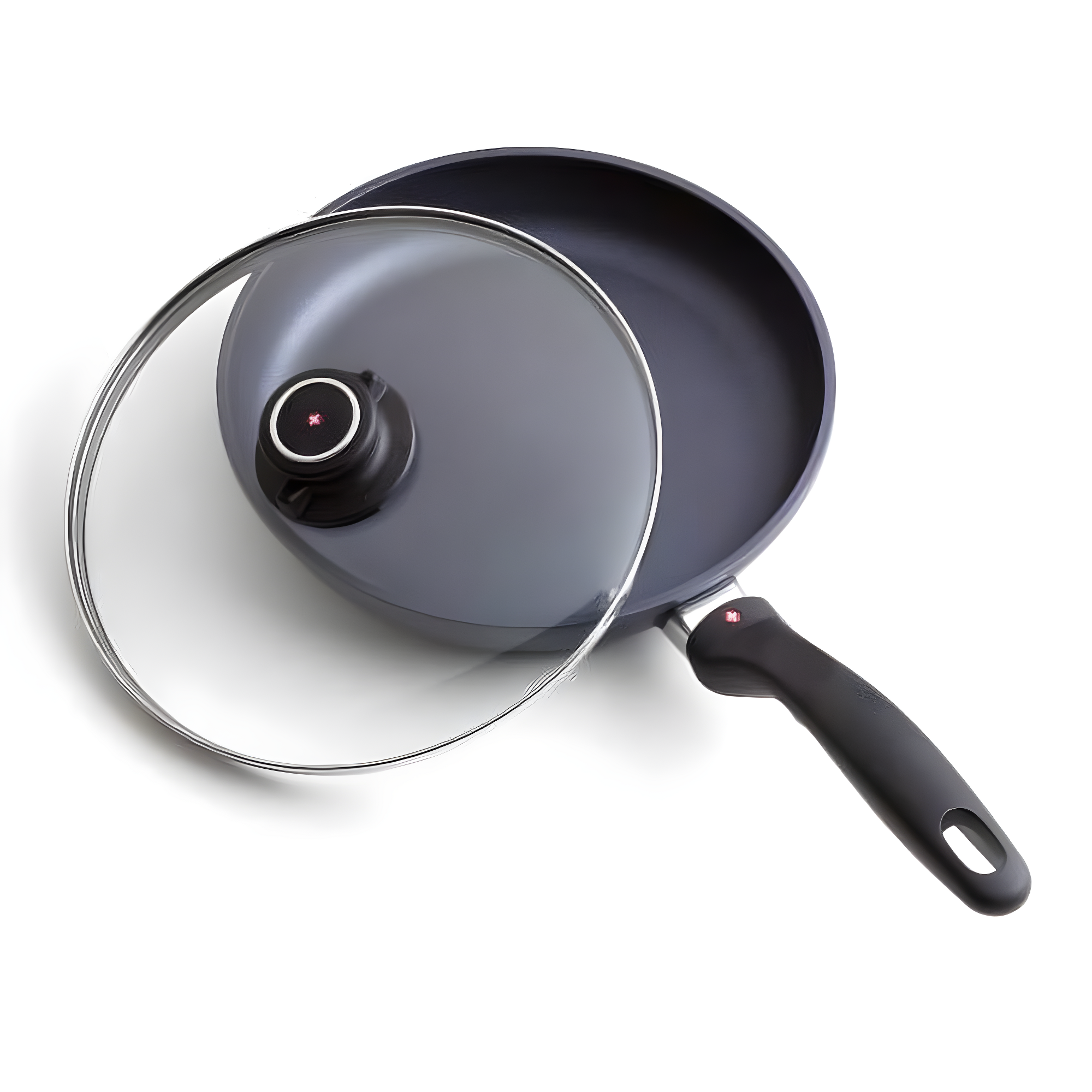 10.25" Nonstick Aluminum Fry Pan with Lid