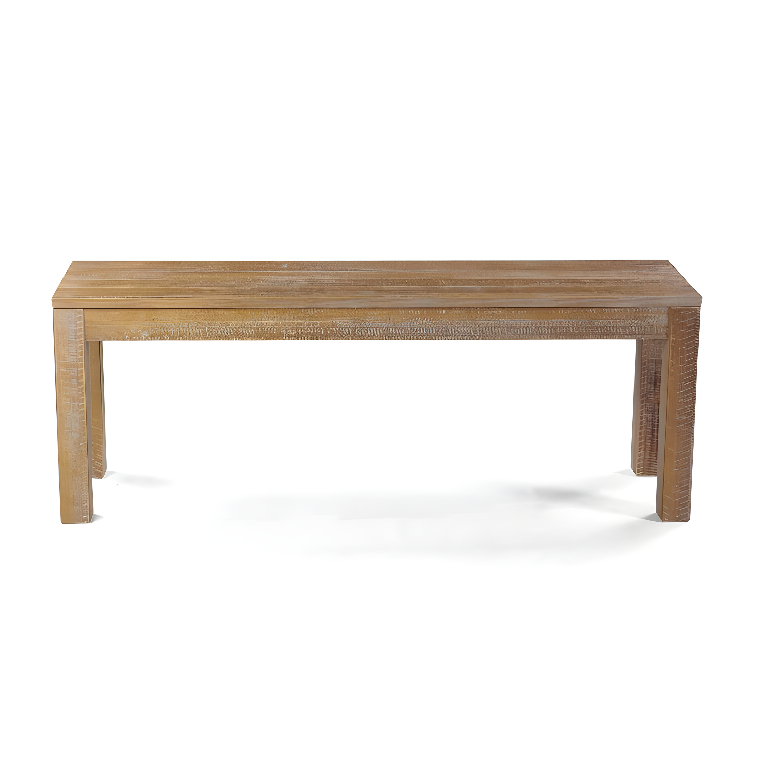 Montauk Driftwood Solid Pine Wood Bench