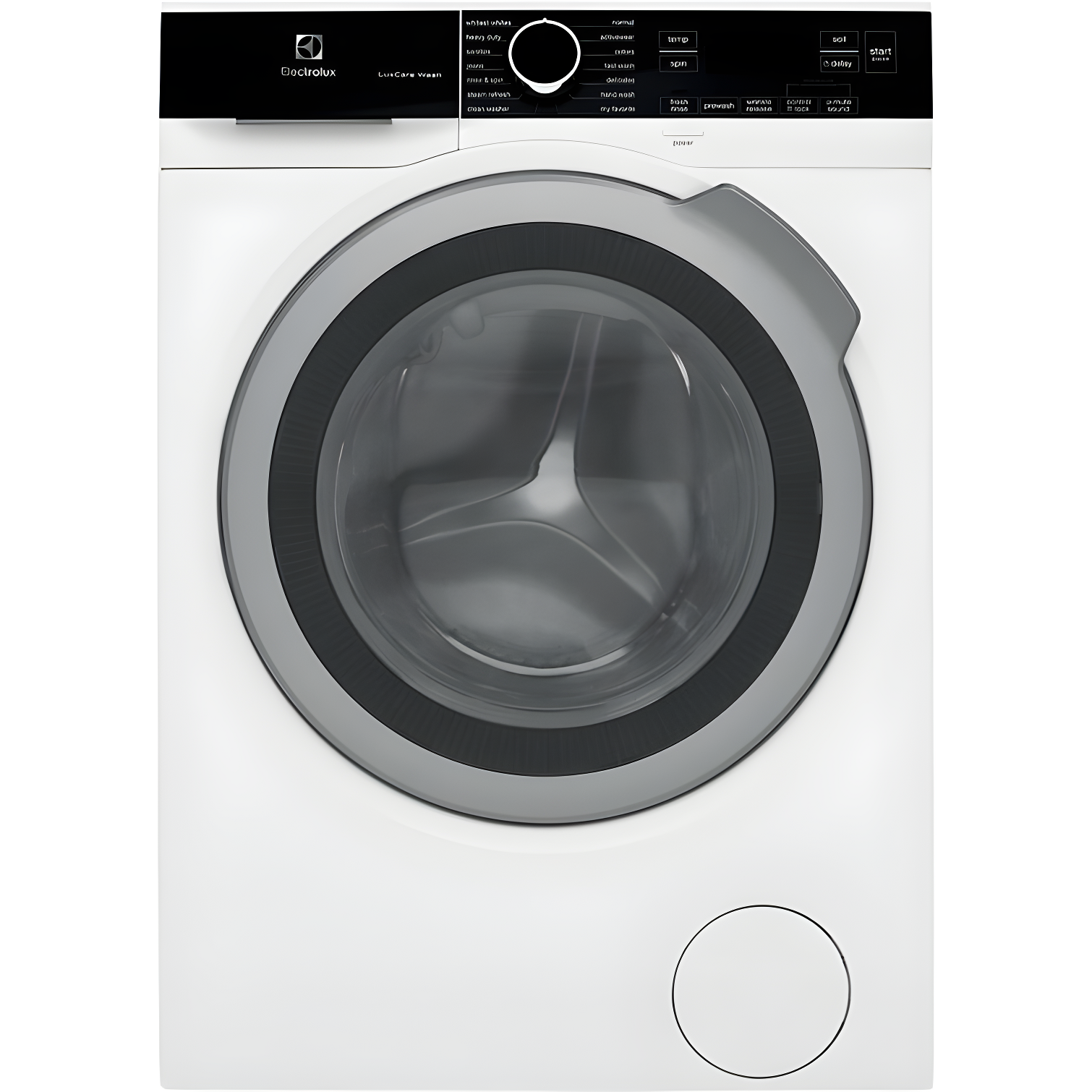 White 2.4 Cu. Ft. High Efficiency Front Load Washer with Steam