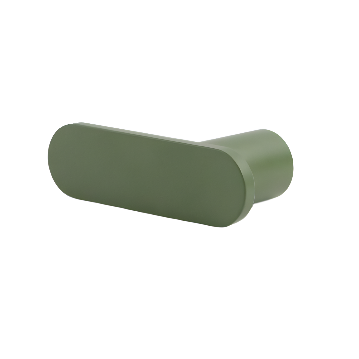 Olive Matte Aluminum T-Handle Bar Knob