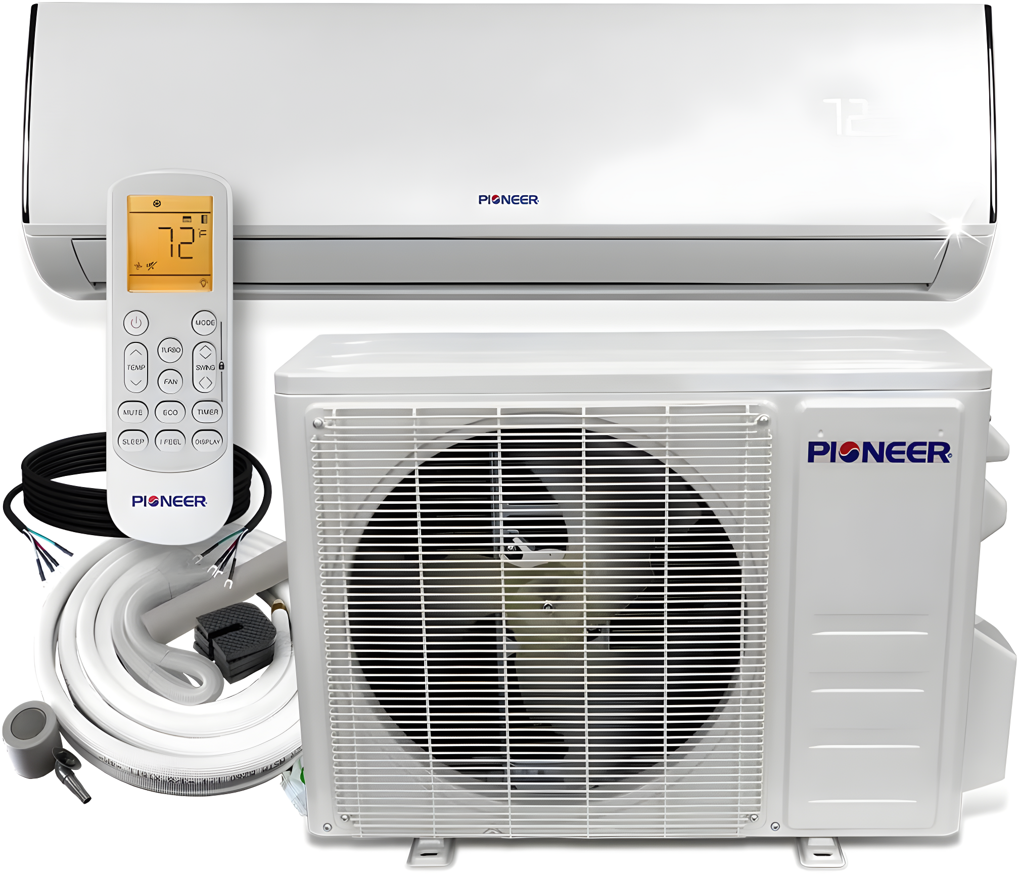 Pioneer Diamante 24,000 BTU Wall-Mounted Mini Split Heat Pump