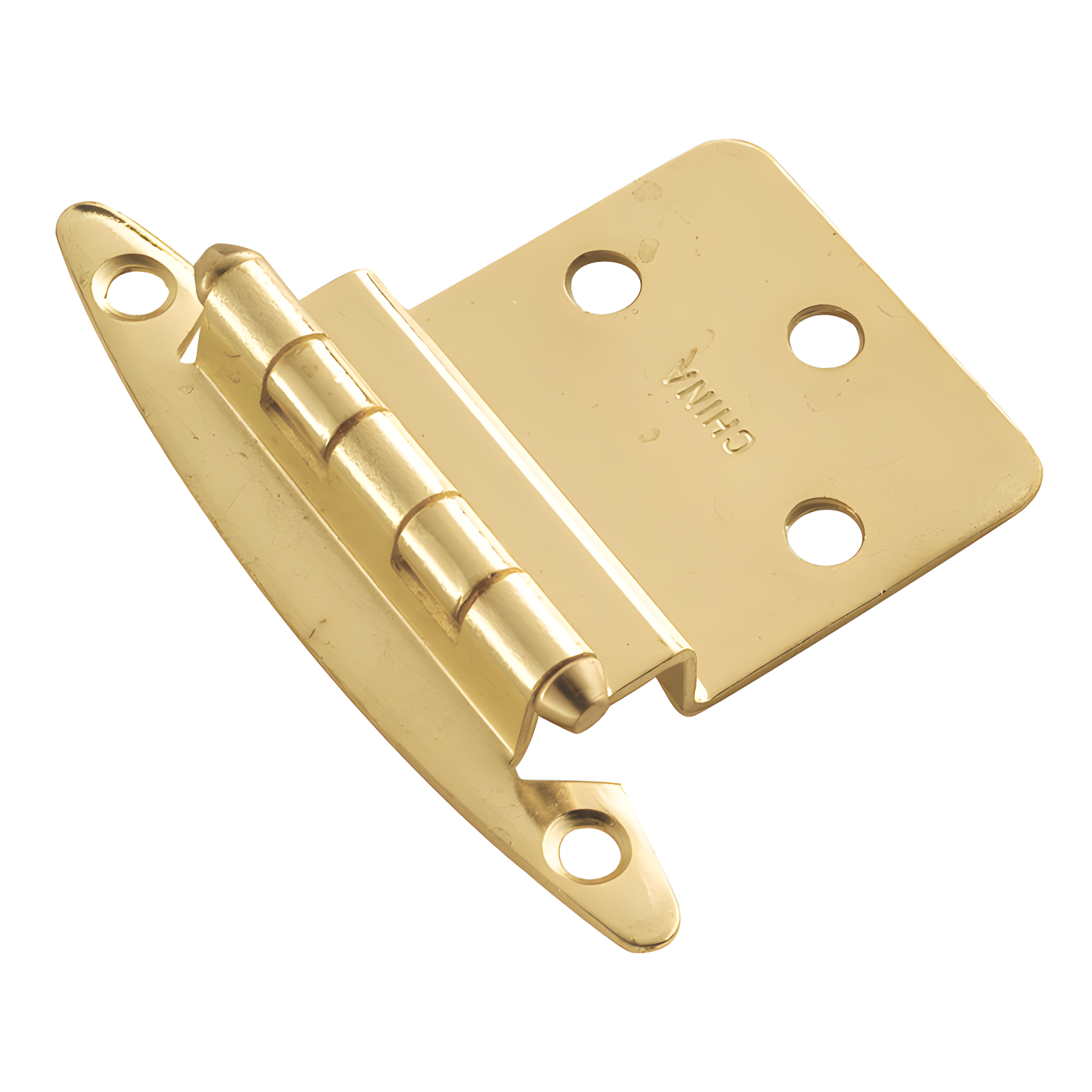 Polished Brass Traditional Cabinet Door Hinge