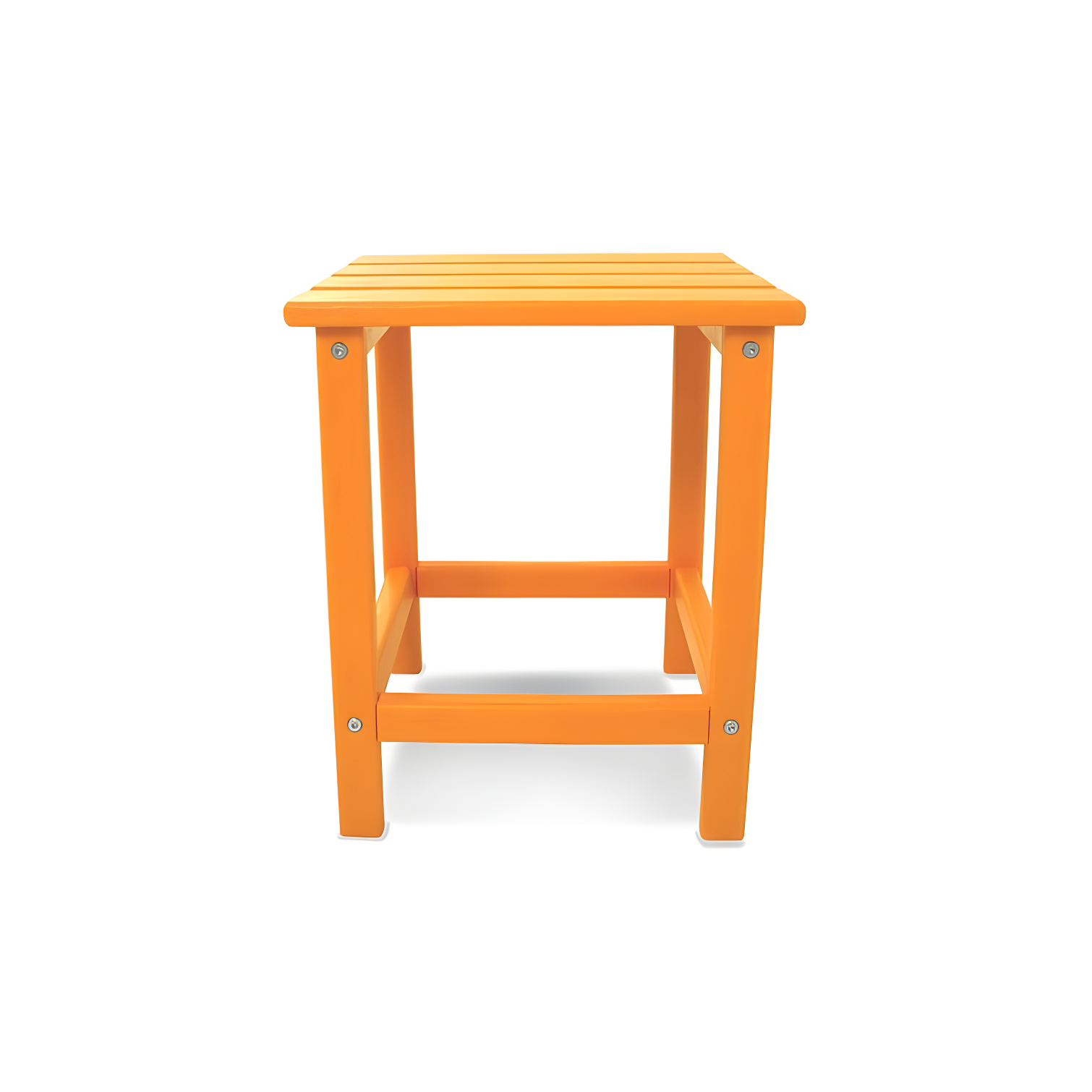 Tangerine Polywood 18" Outdoor Side Table