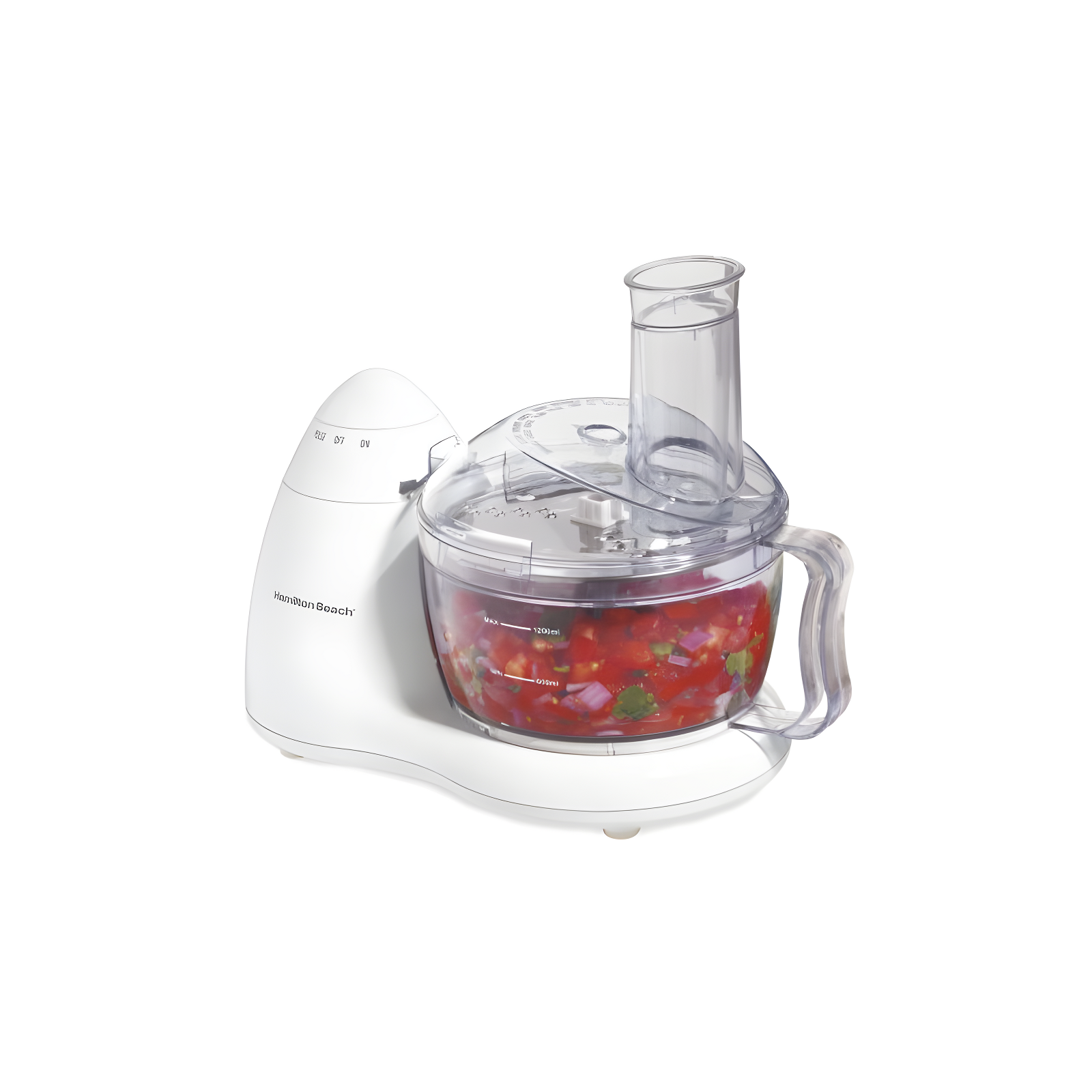 Hamilton Beach White 8-Cup Food Processor with Variable Speed