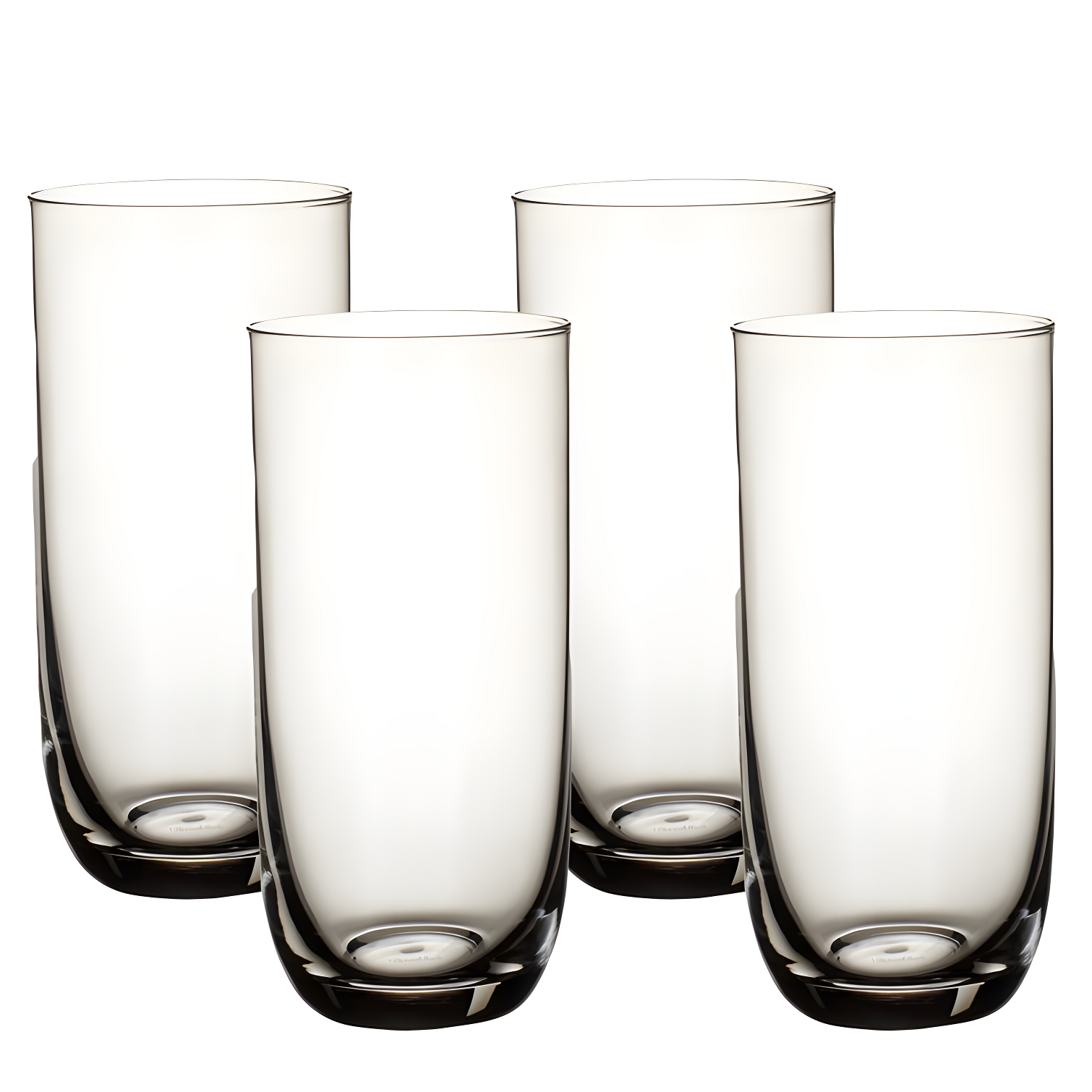 La Divina 14.75 oz. Clear Crystal Highball Glass Set