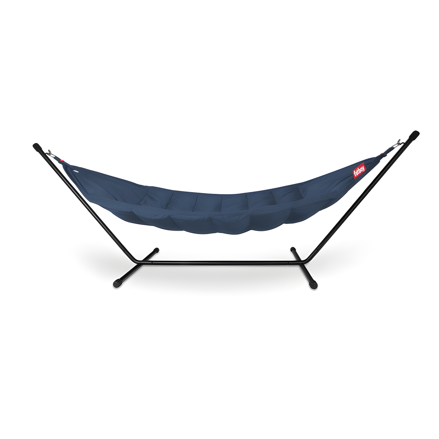 Deluxe Oversized Dark Blue Hammock with Aluminum Stand