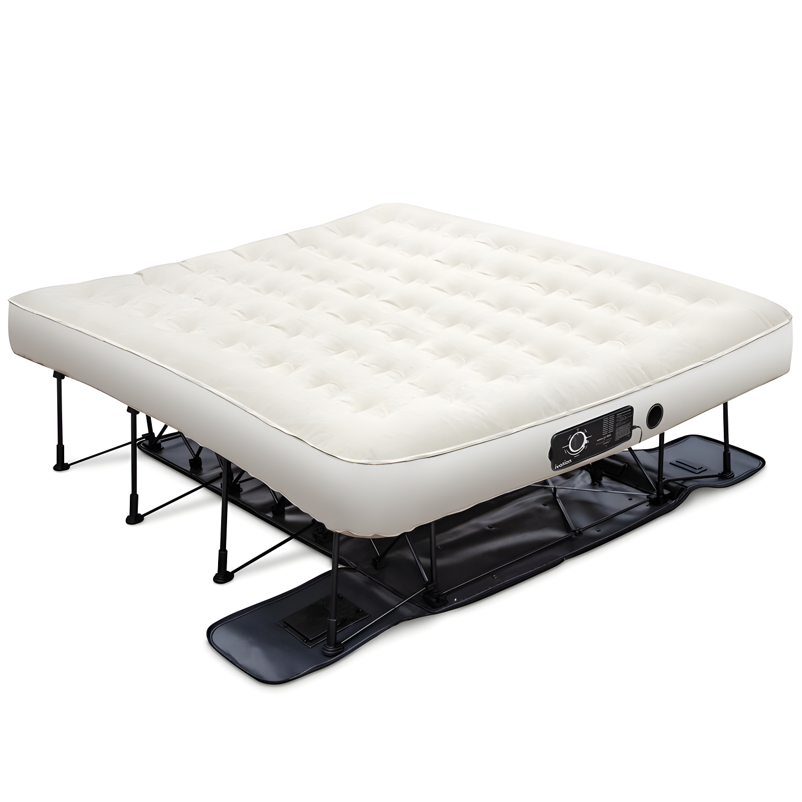 King Size Raised Air Mattress with Built-In Pump