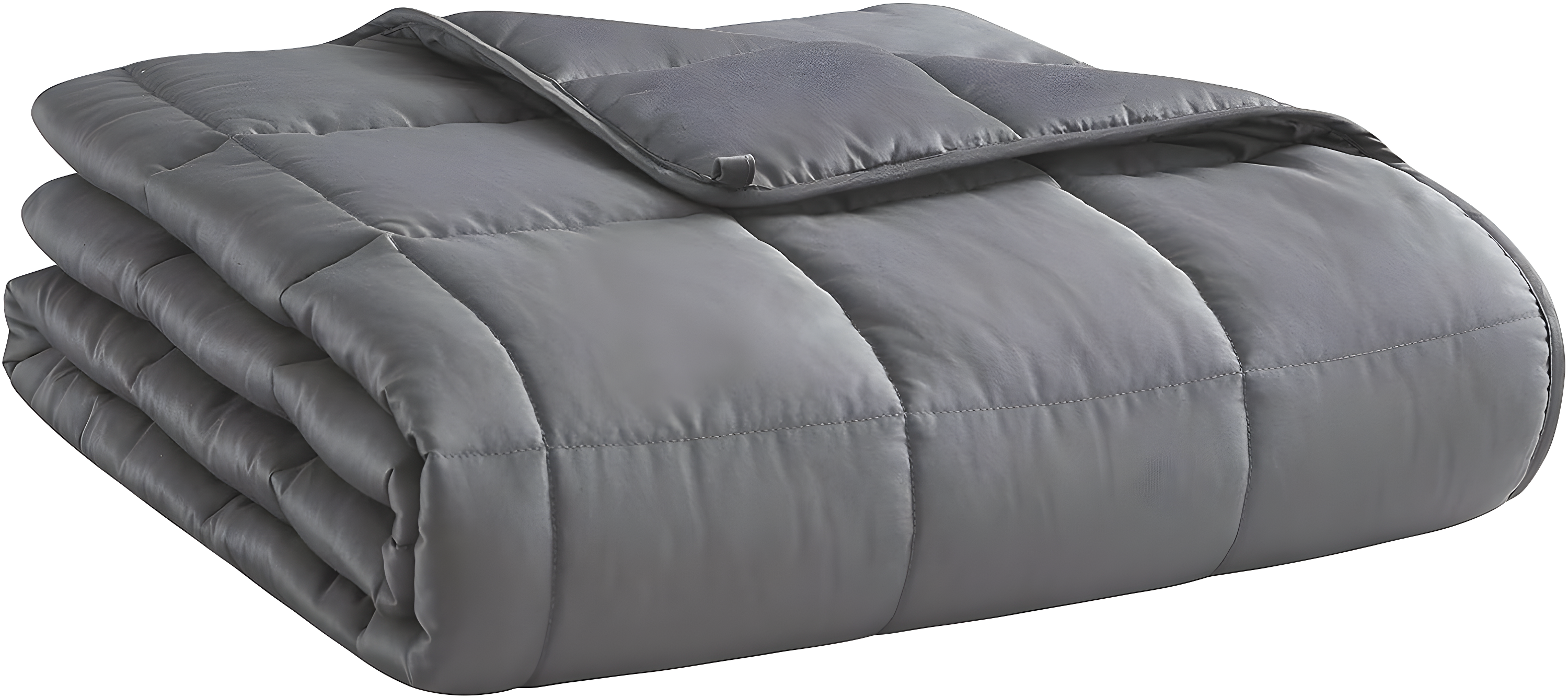 Dark Gray Twin Cooling Weighted Blanket with Glass Beads