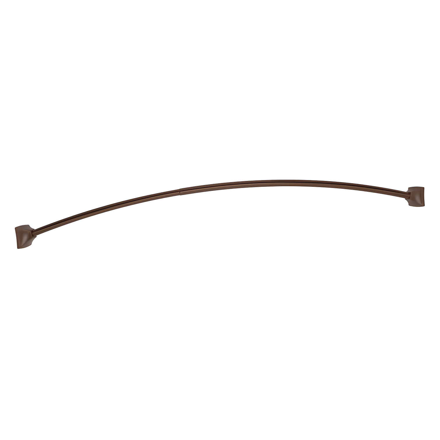 Adjustable Curved Shower Rod in Old World Bronze Finish