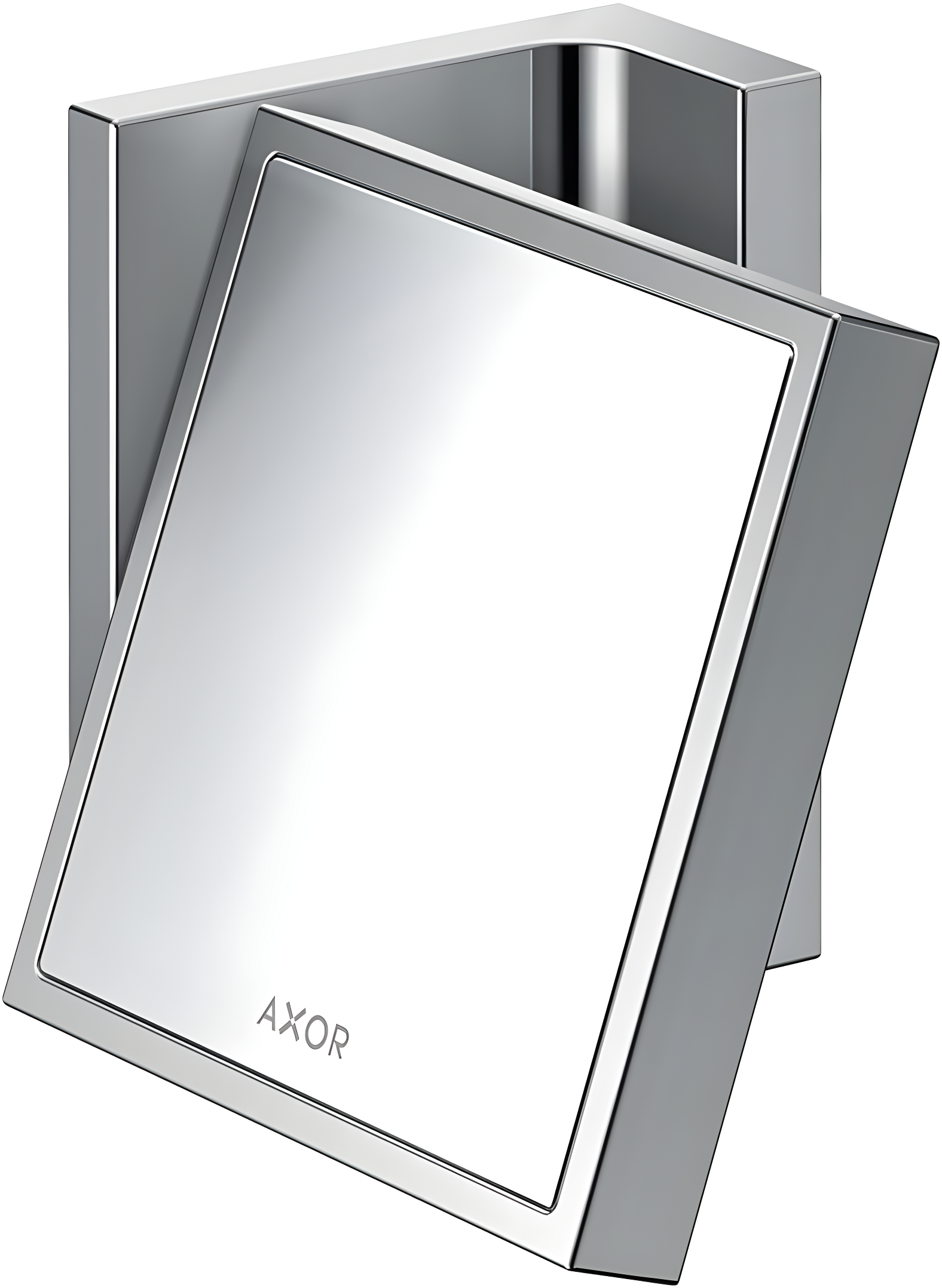 Axor Universal Rectangular Chrome Wall Mounted Shaving Mirror