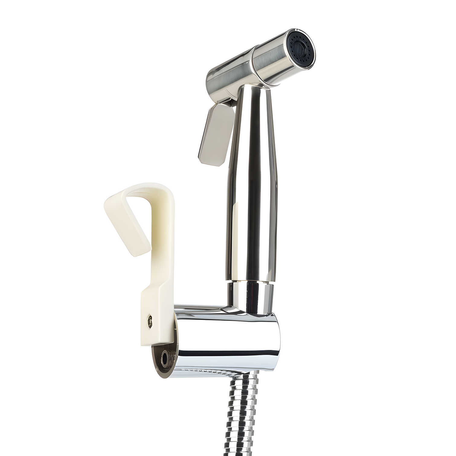 Brondell Silver Stainless Steel Hand Held Bidet with Hardware