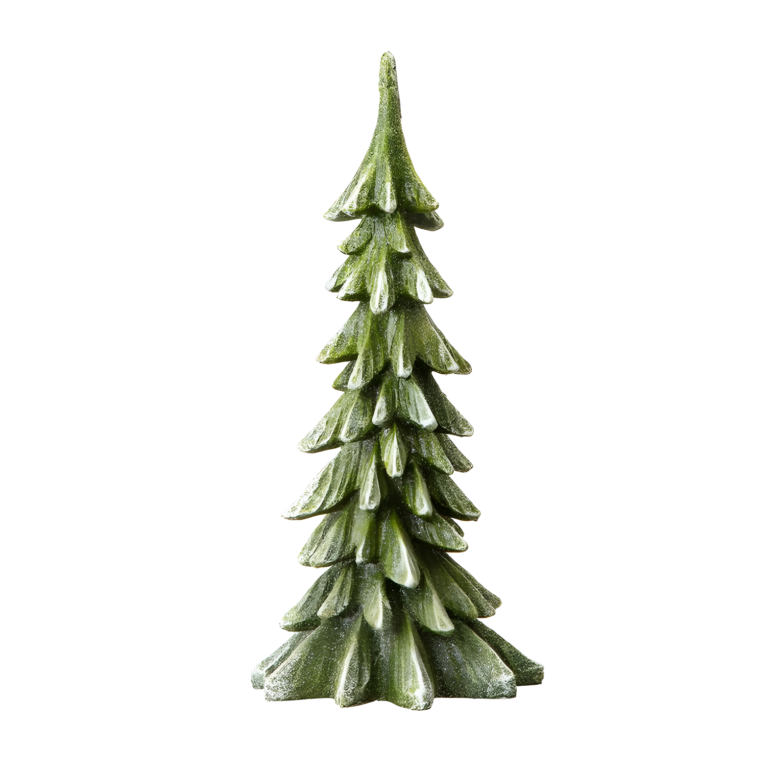 Green Resin Handcrafted Tabletop Christmas Tree Decor