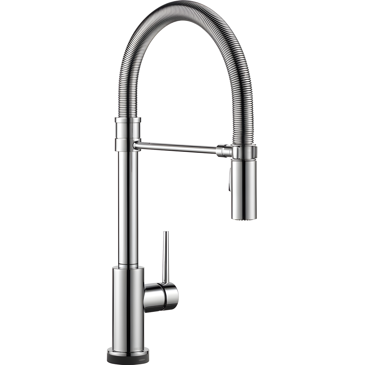 Chrome Pull-Down Touch Kitchen Faucet with Pull-out Spray