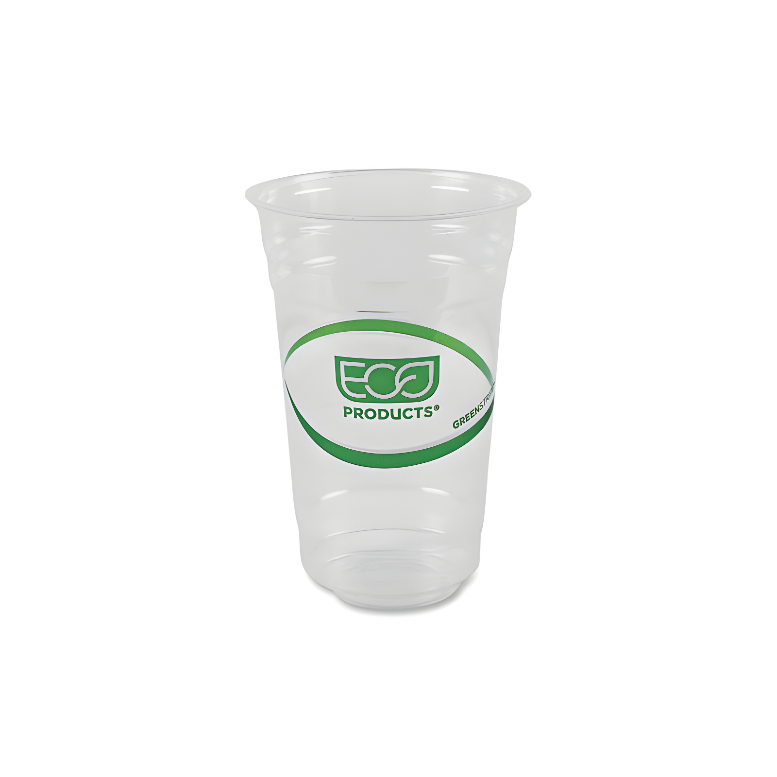 Eco-Products GreenStripe 20oz Clear Compostable Plastic Cups