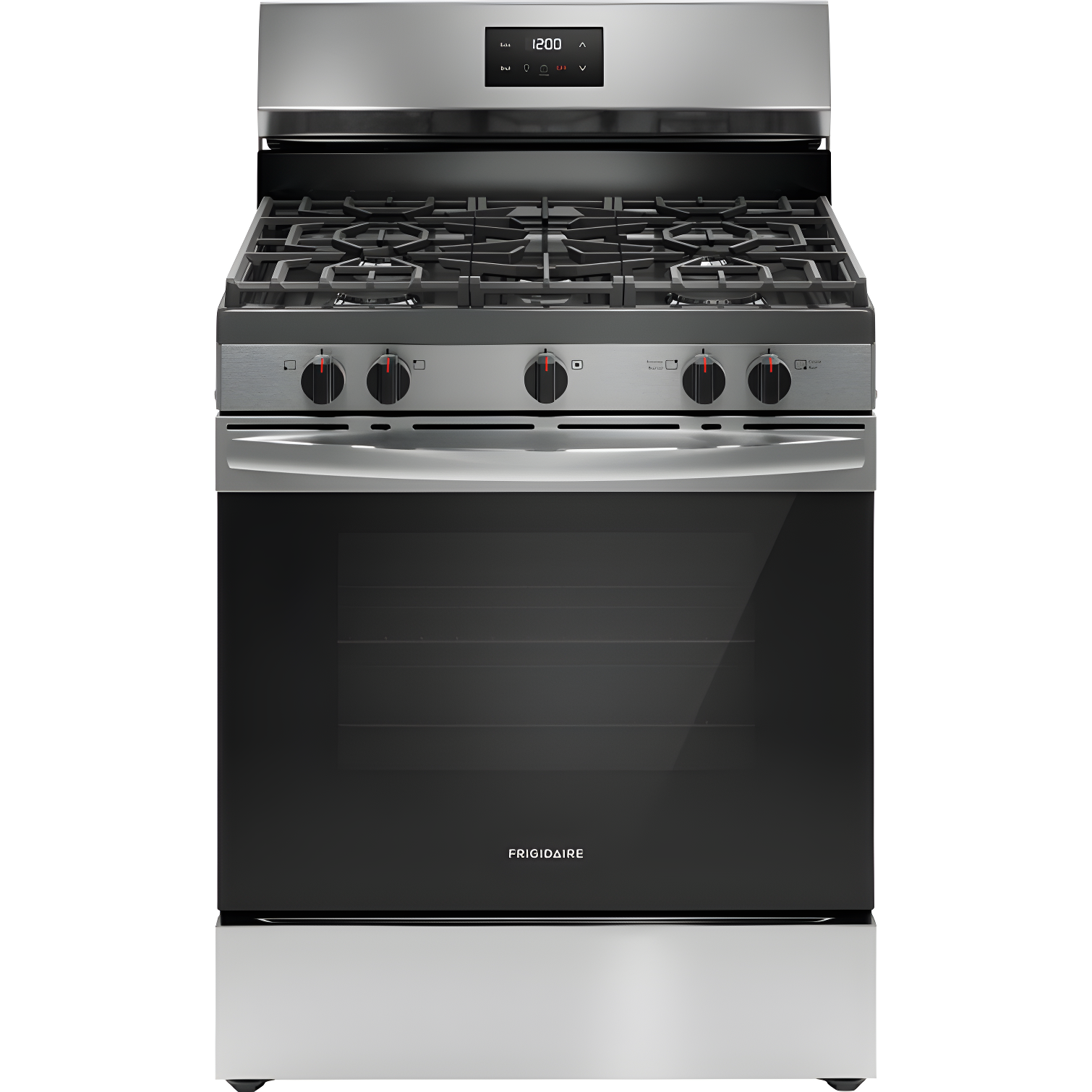 30" Stainless Steel Freestanding Natural Gas Range with 5 Burners