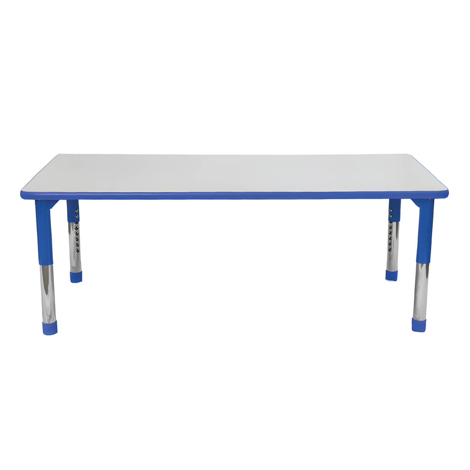 Gray and Blue Adjustable Height Classroom Activity Table