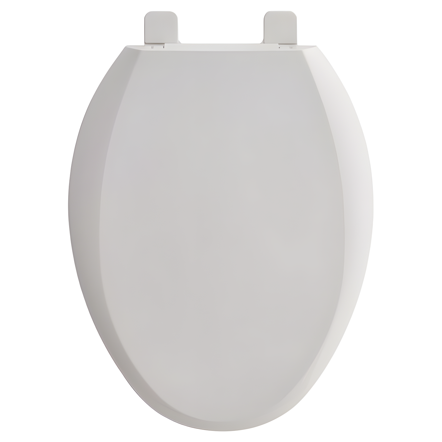 White Polypropylene Slow-Close Elongated Toilet Seat