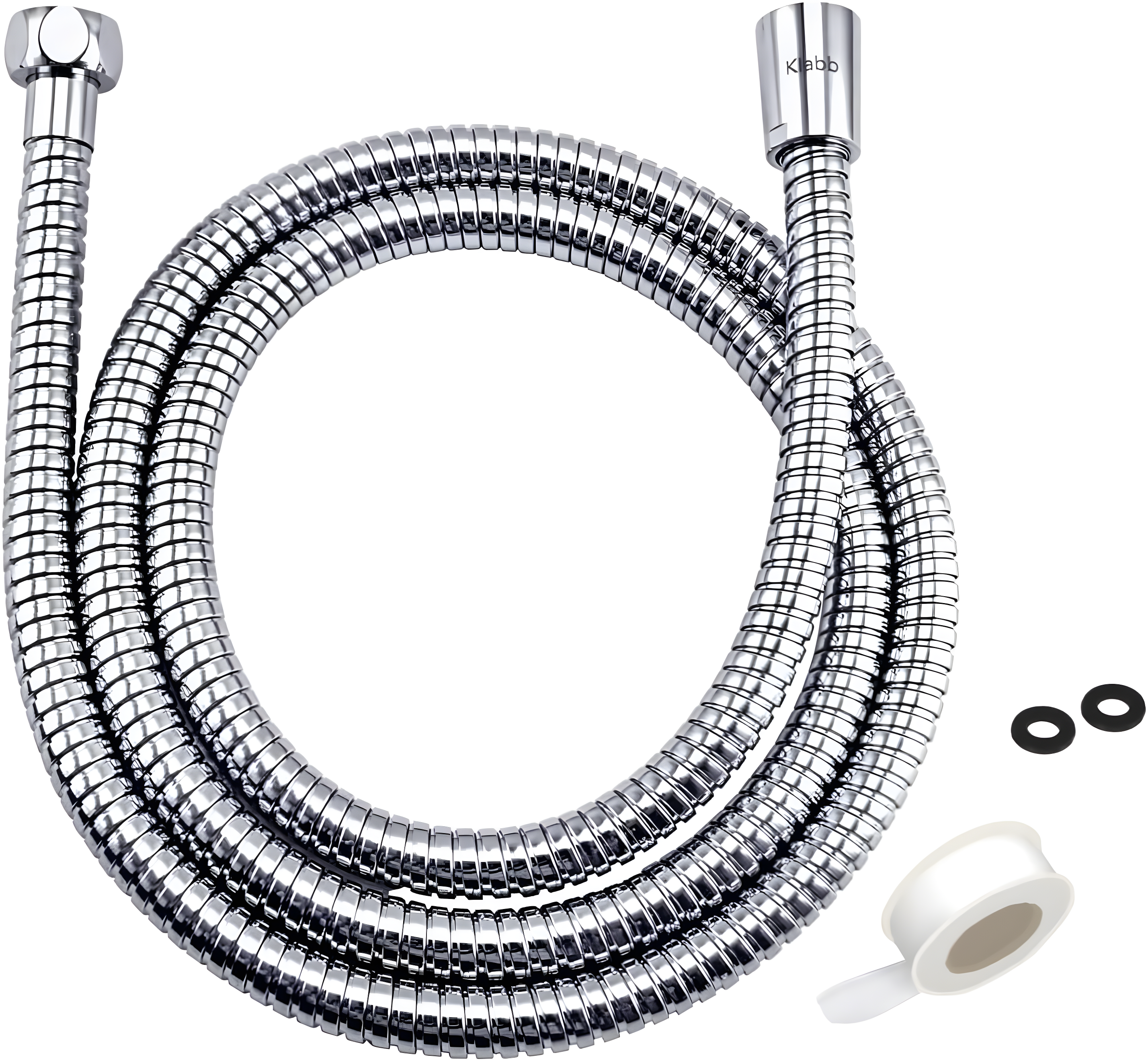 Klabb 118-Inch Stainless Steel Extra Long Shower Hose