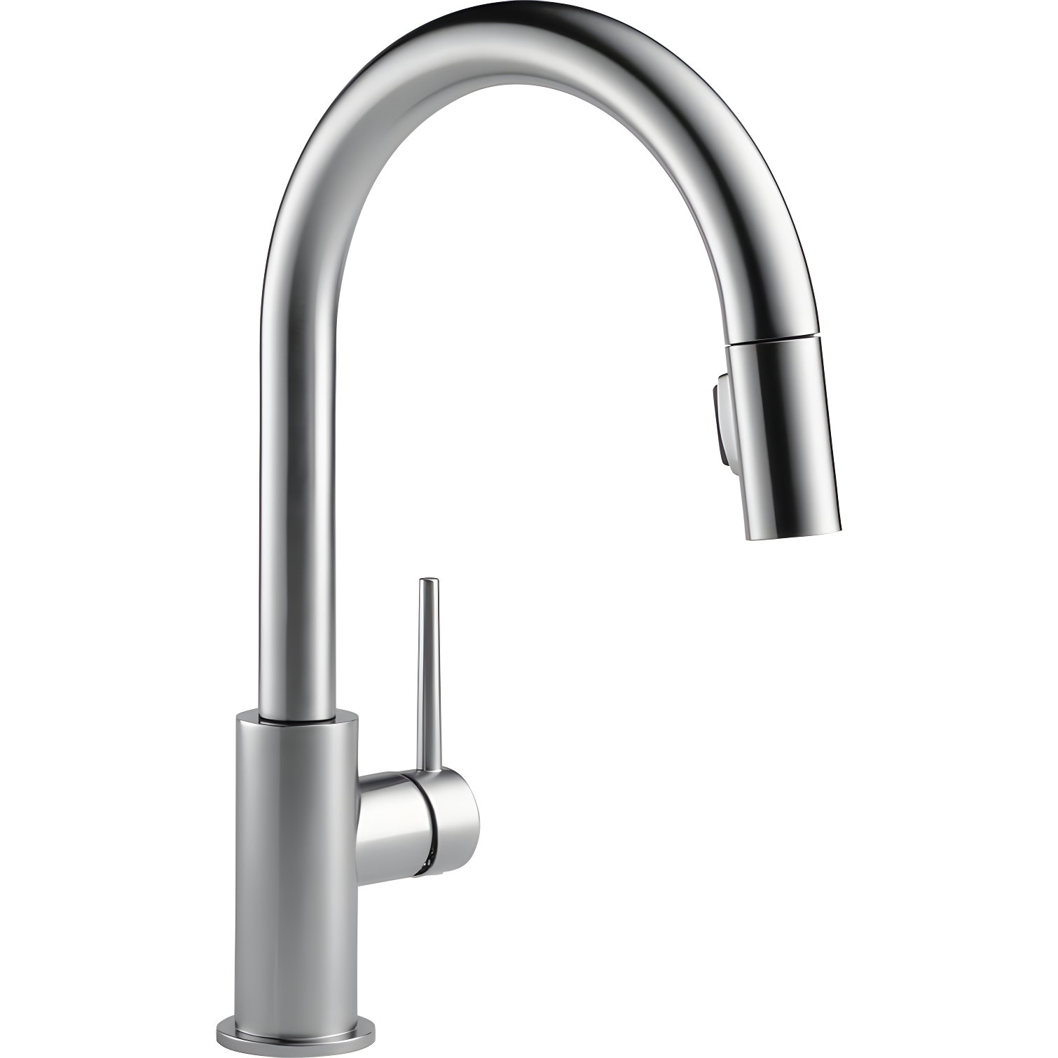 Stainless Steel Modern Pull-Down Kitchen Faucet with Spray