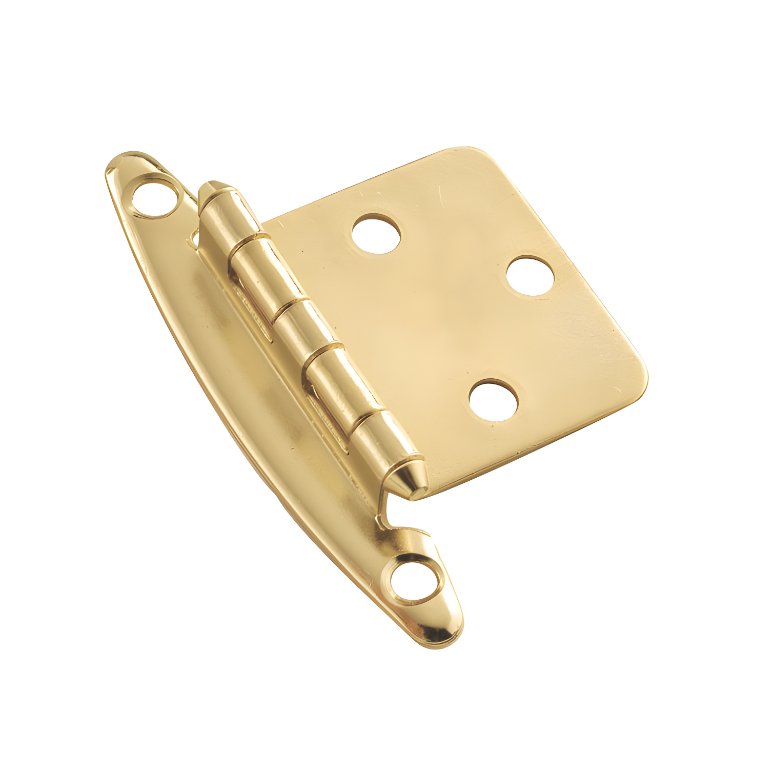 Polished Brass Surface Mount Cabinet Hinge