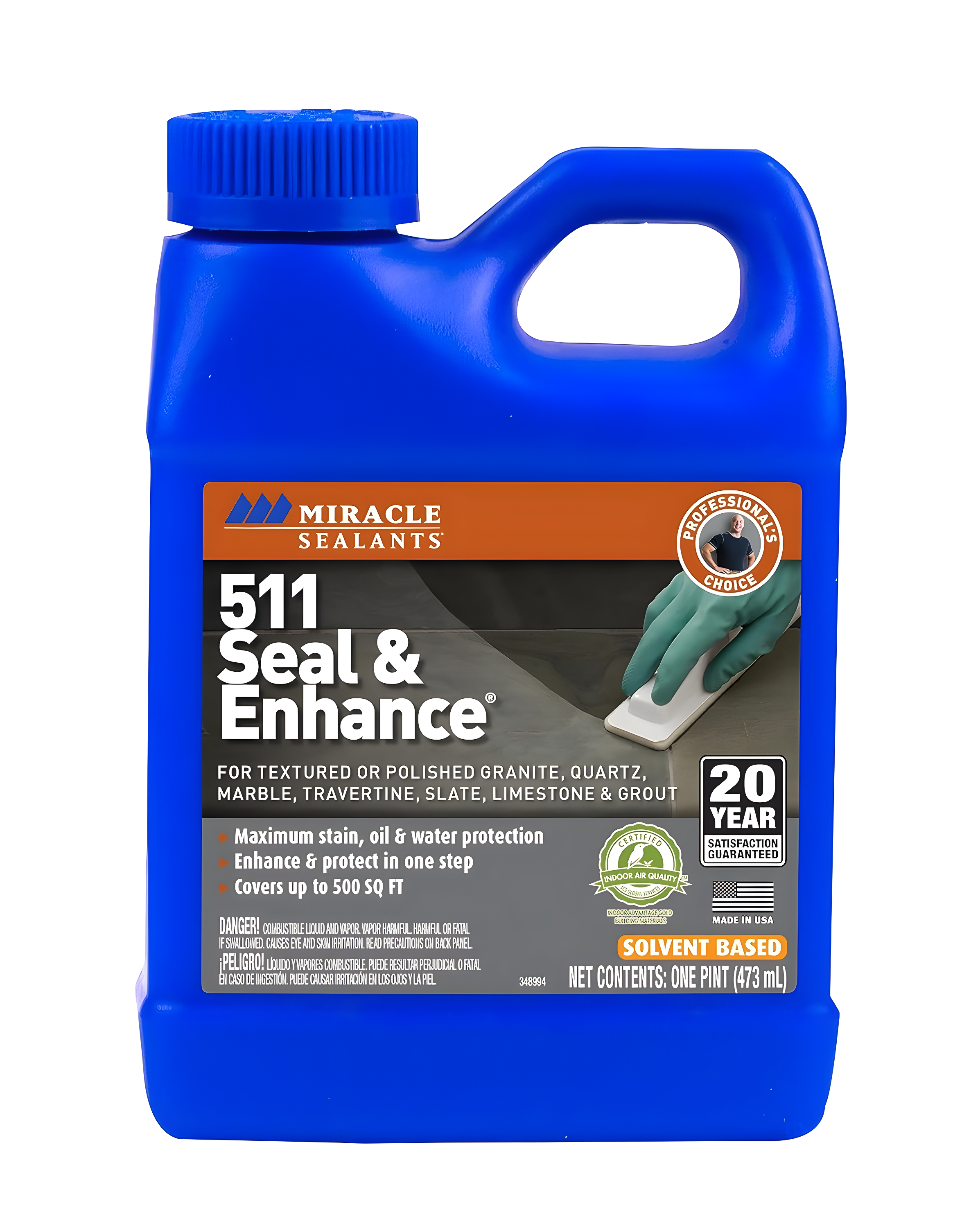 Miracle Sealants 511 Seal & Enhance 1 Pint Solvent-Based Sealer