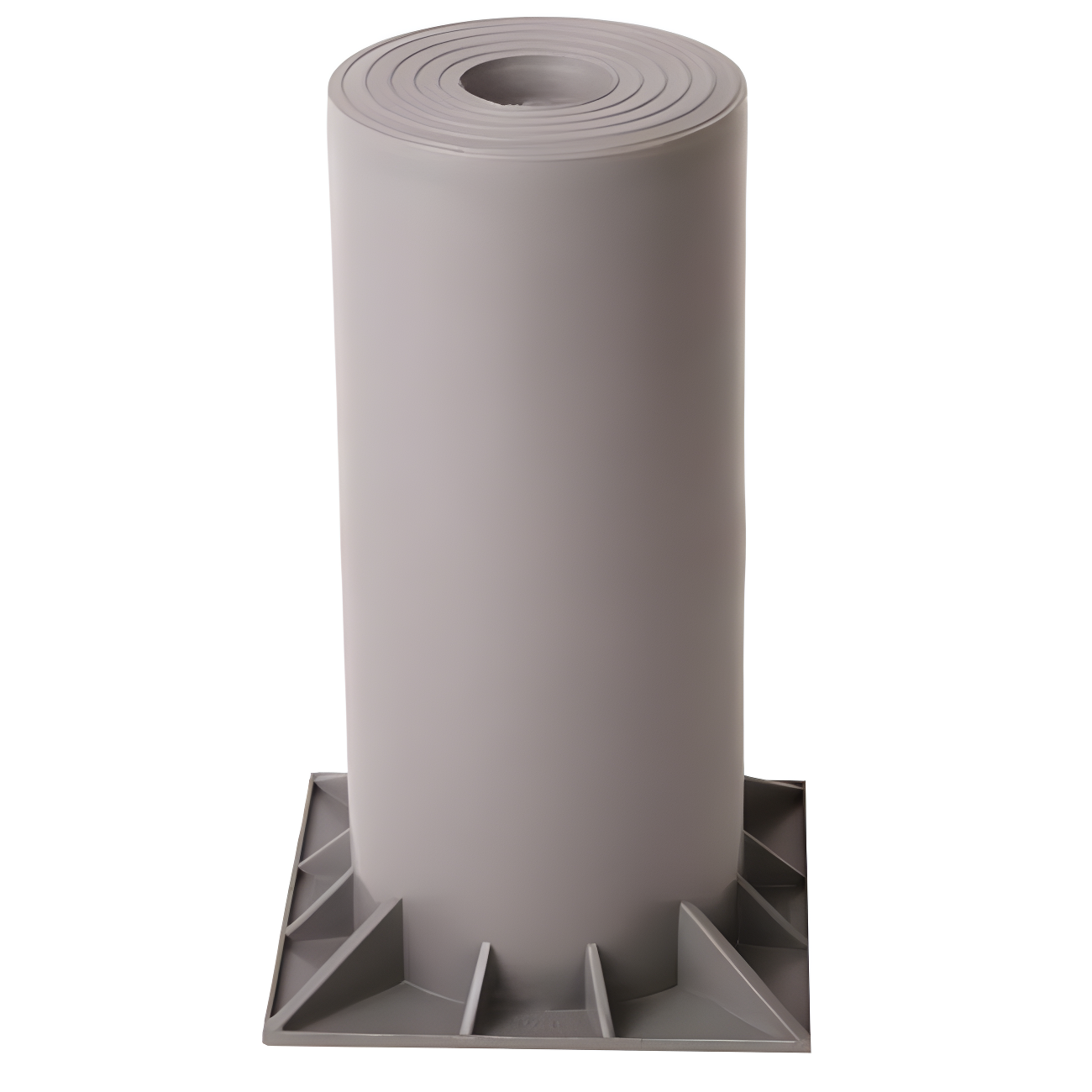 Gray 12-Inch Heavy-Duty Heat Pump Riser